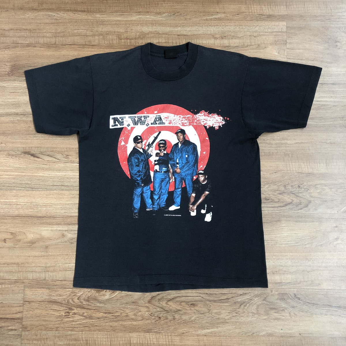 Other Designers Vintage - 90s NWA Shirt “Just Don't Bite It” N.W.A Gangsta  Rap Hip Ho | whiterooms | REVERSIBLE