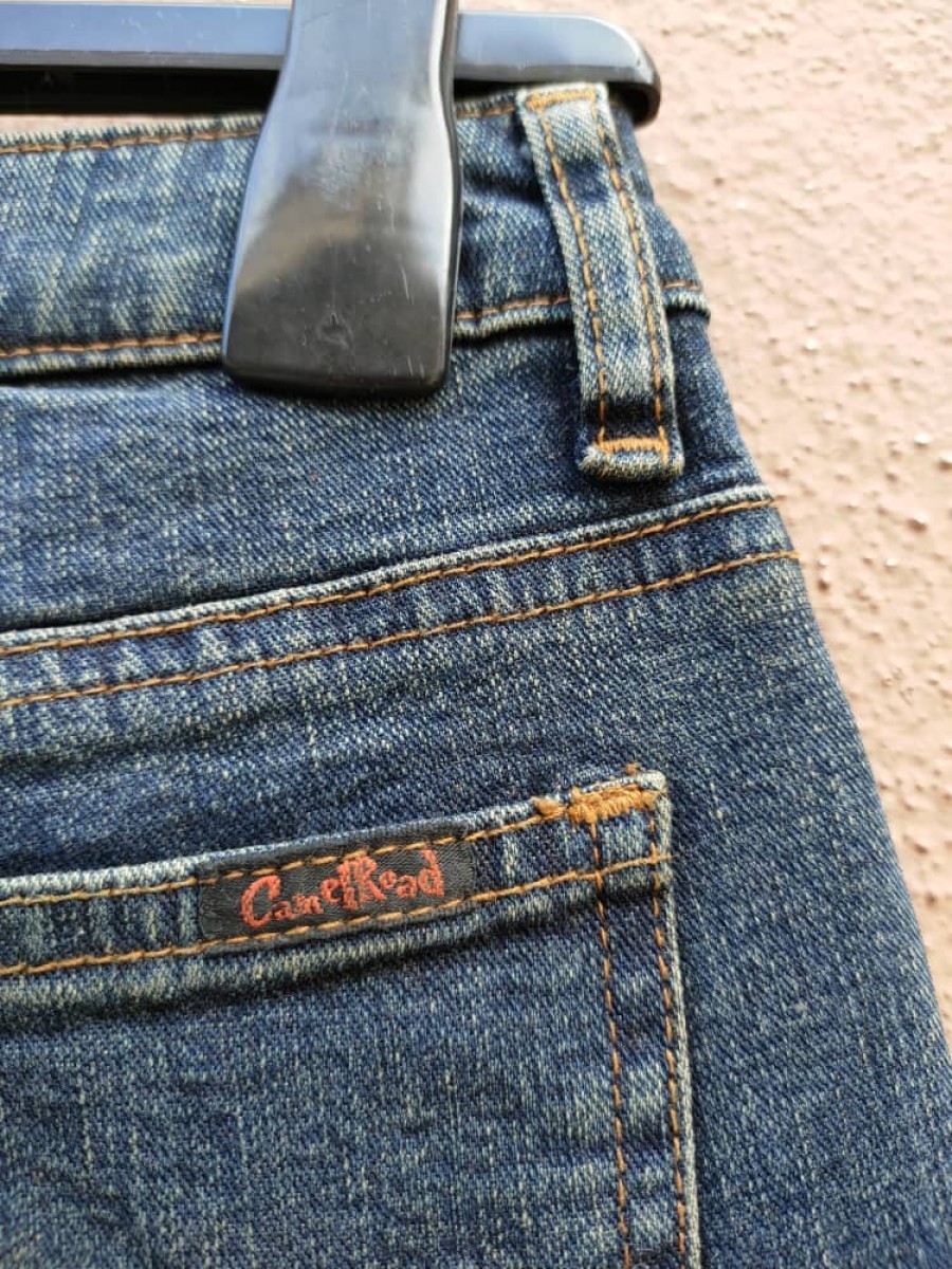 Camel - Road Button Bow cut Jean - 4
