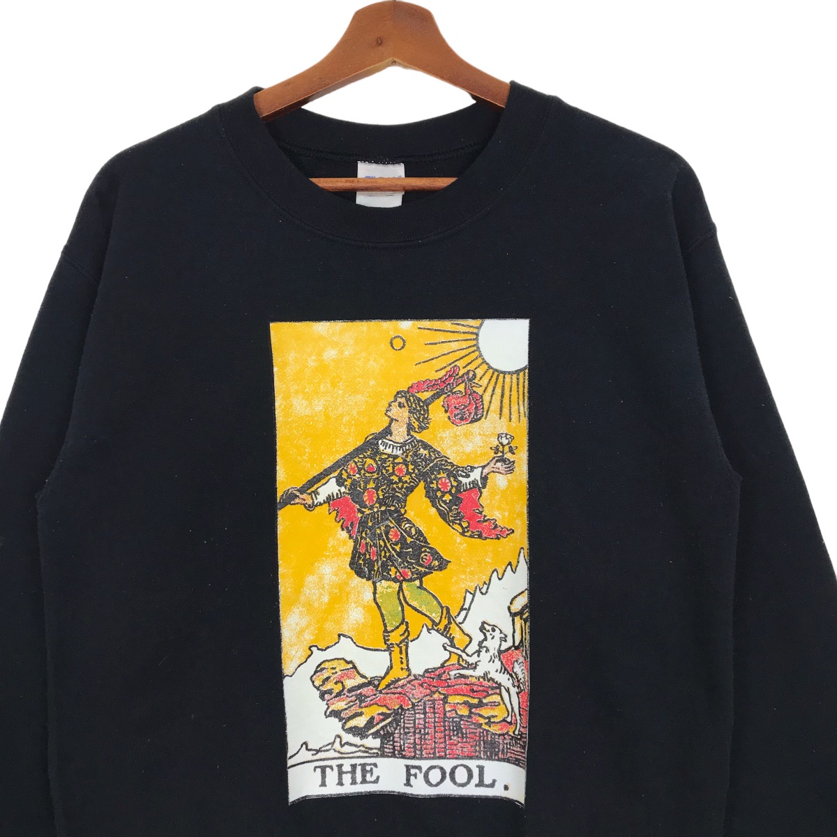 Vintage - Vintage The Fool Tarot Card Crewneck Sweatshirt - 2