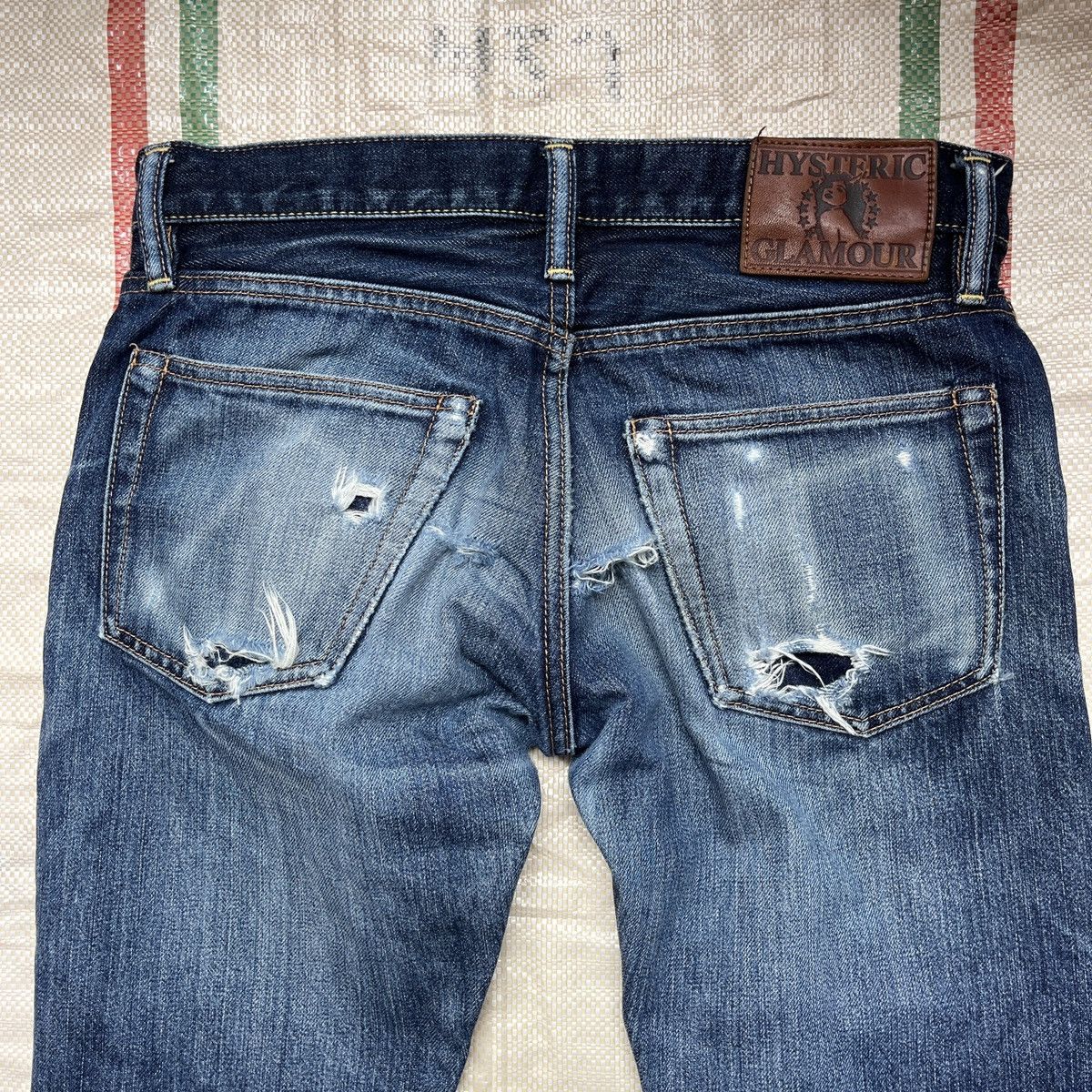 Vintage - Redline Selvedge Hystoric Glamour Denim Jeans Distressed - 21