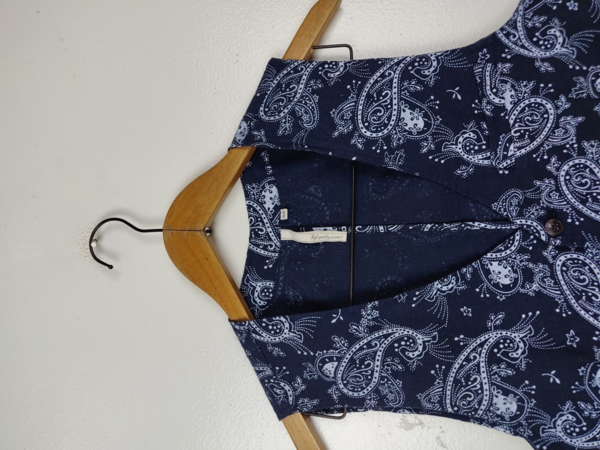 Other - Unbranded Paisley Bandana Vest Suit Jacket - 2