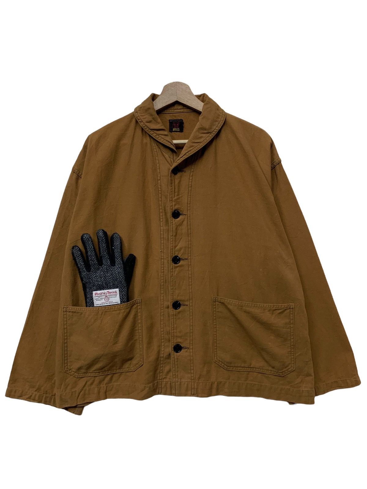 🔥HOGGS NEPENTHES NY SHAWL COLLAR WORKERS JACKET - 1
