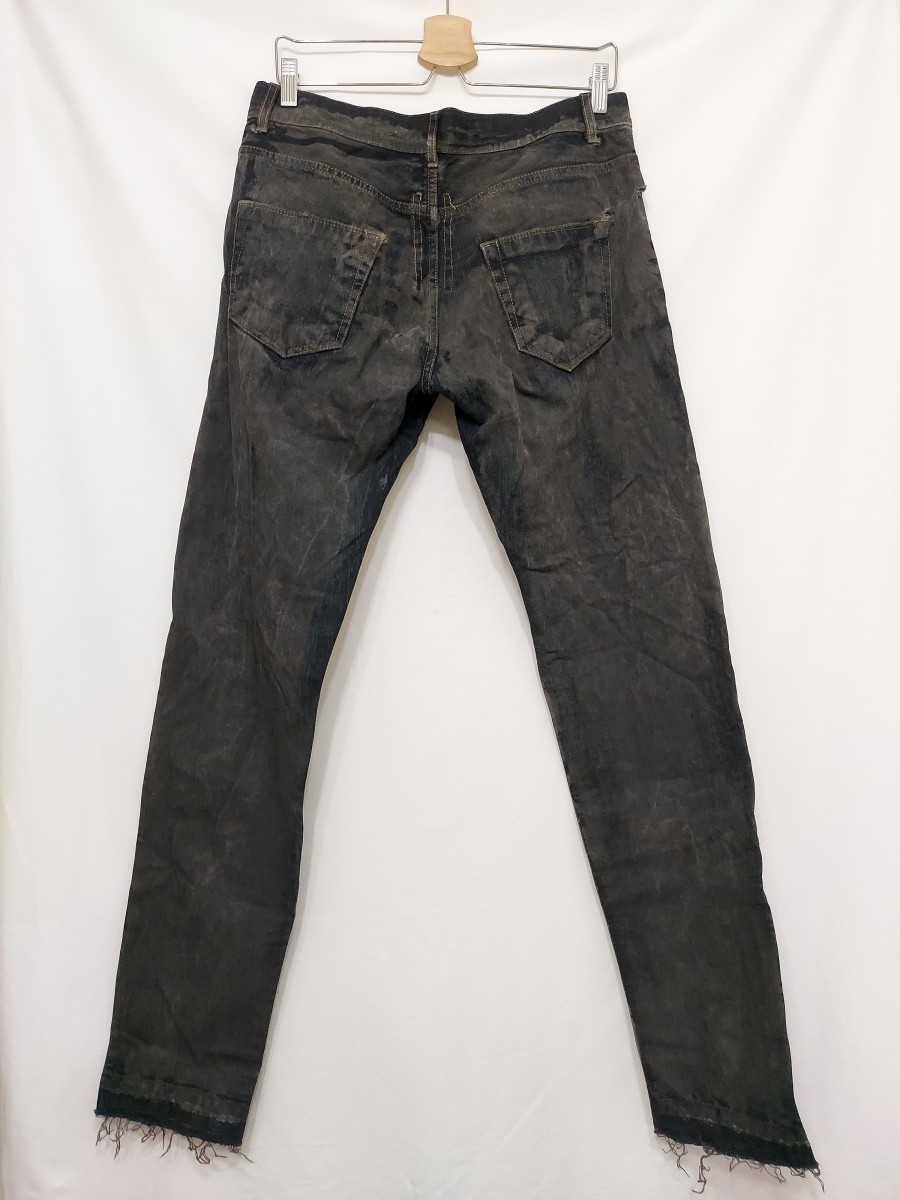 Dirt Dyed HOG Waxed Coat Distressed Detroit Denim Jeans - 2