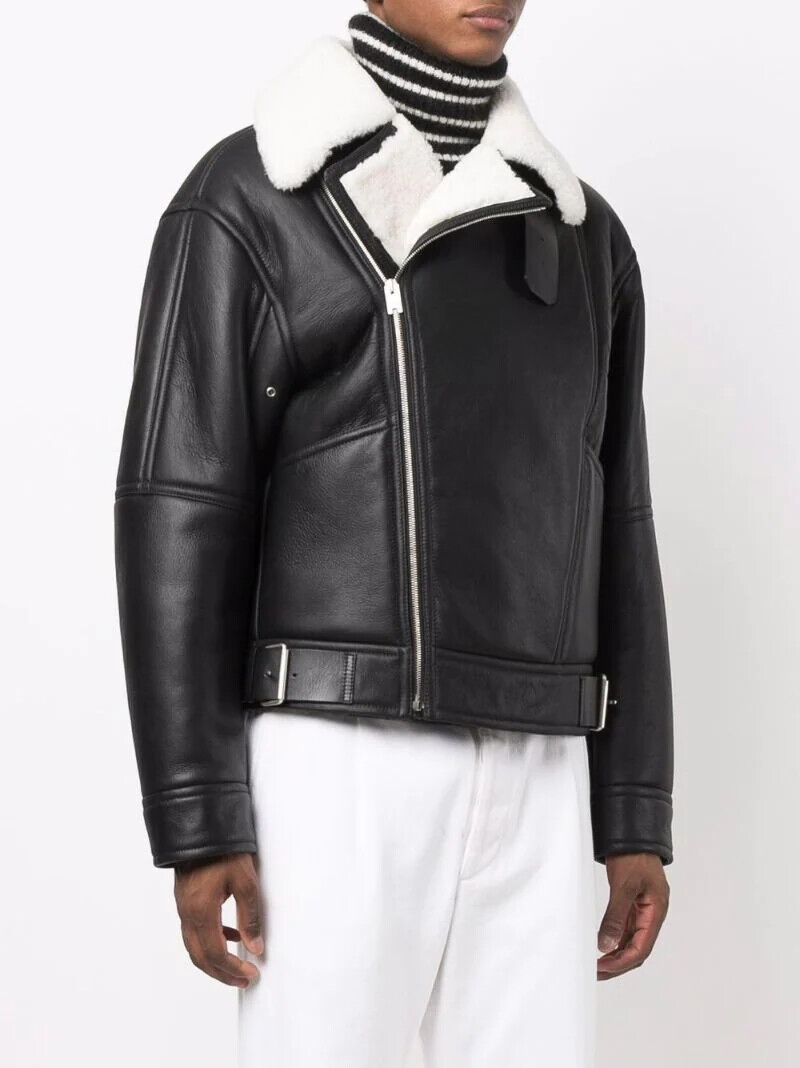 Brand New With Tags Ambush Design Shearling Aviator Jacket 50IT, 3785$ - 4