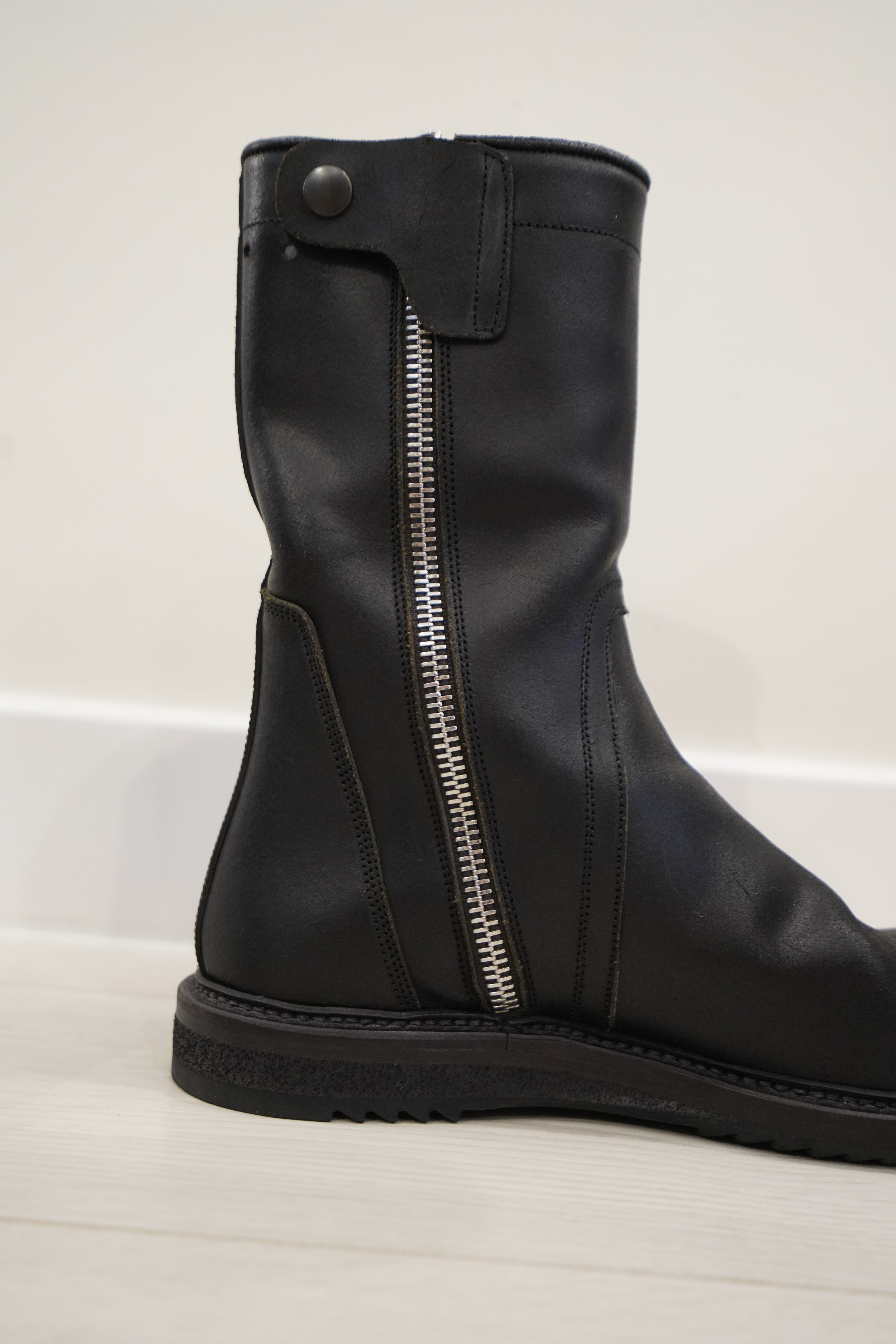 Reverse Leather Creeper Boots - 5