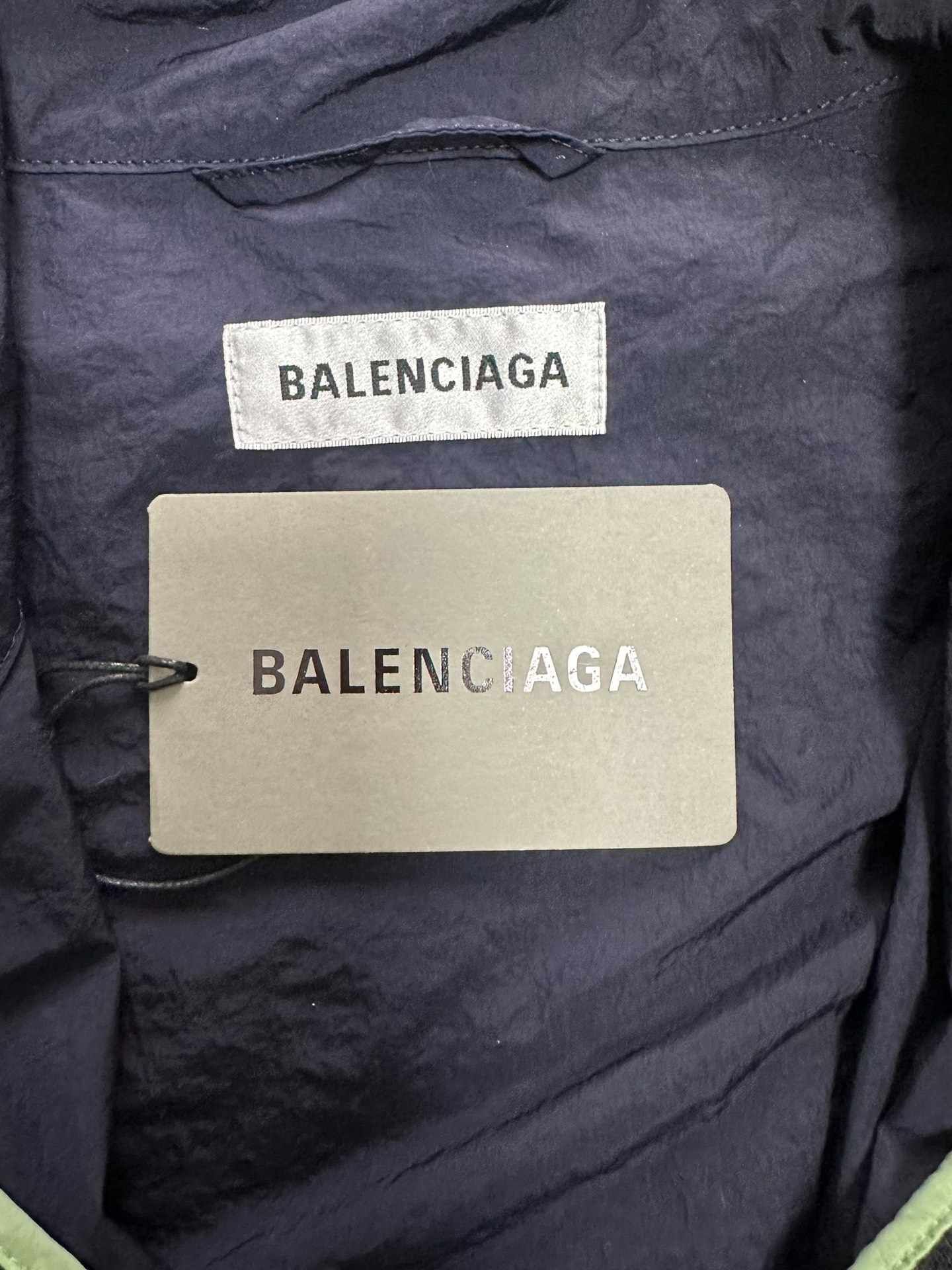 Balenciaga Black Neon Green Tracksuit Jacket - 4
