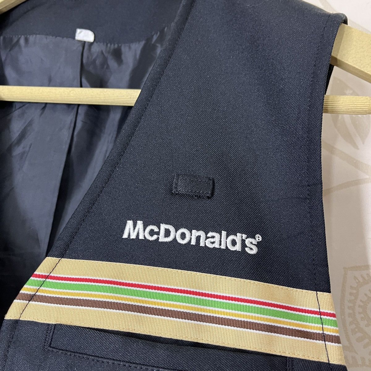 McDonalds Japan Vintage Workers Vest Collector Item - 6