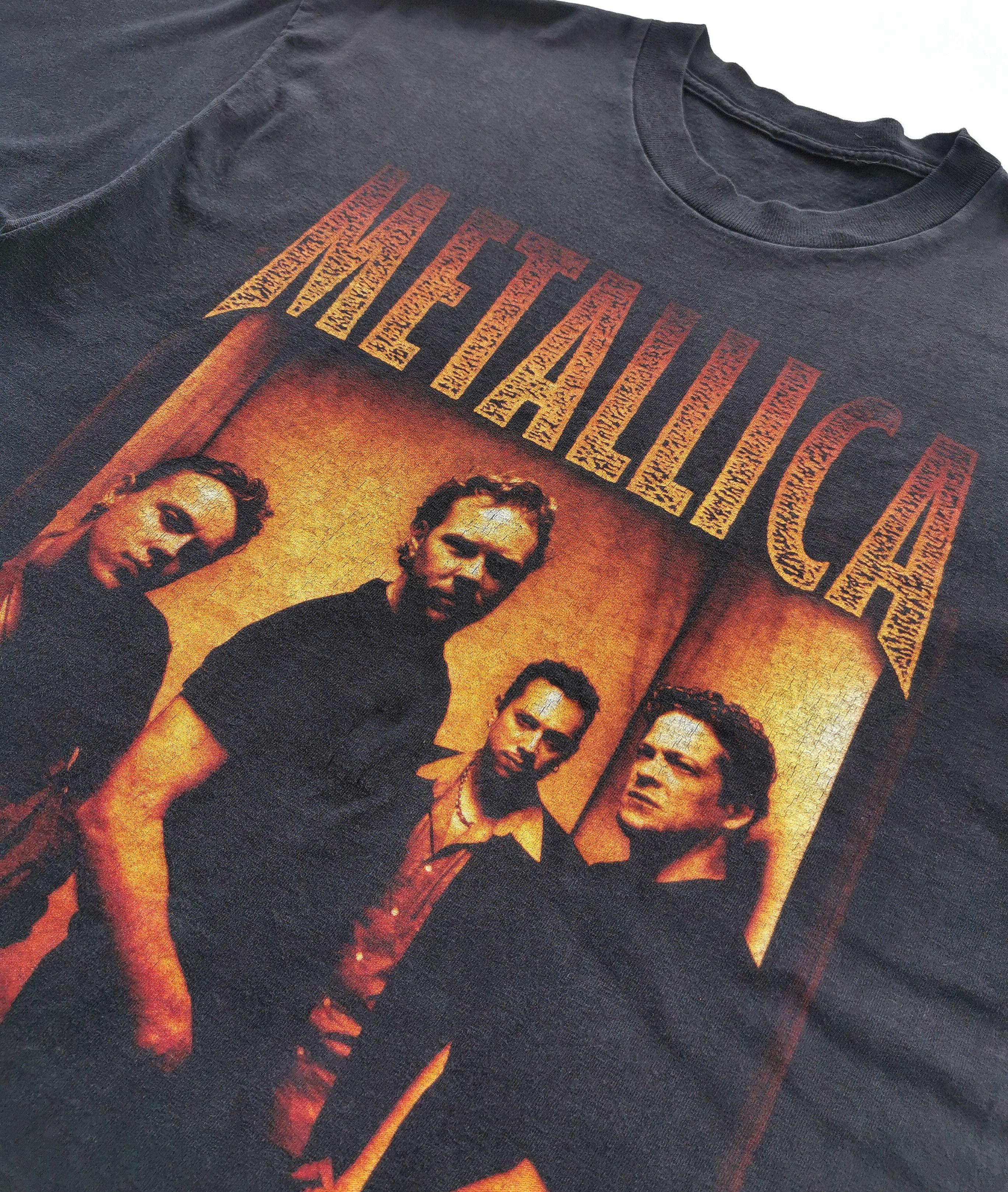 1998 Vintage Metallica Metal Band Tshirt - 2