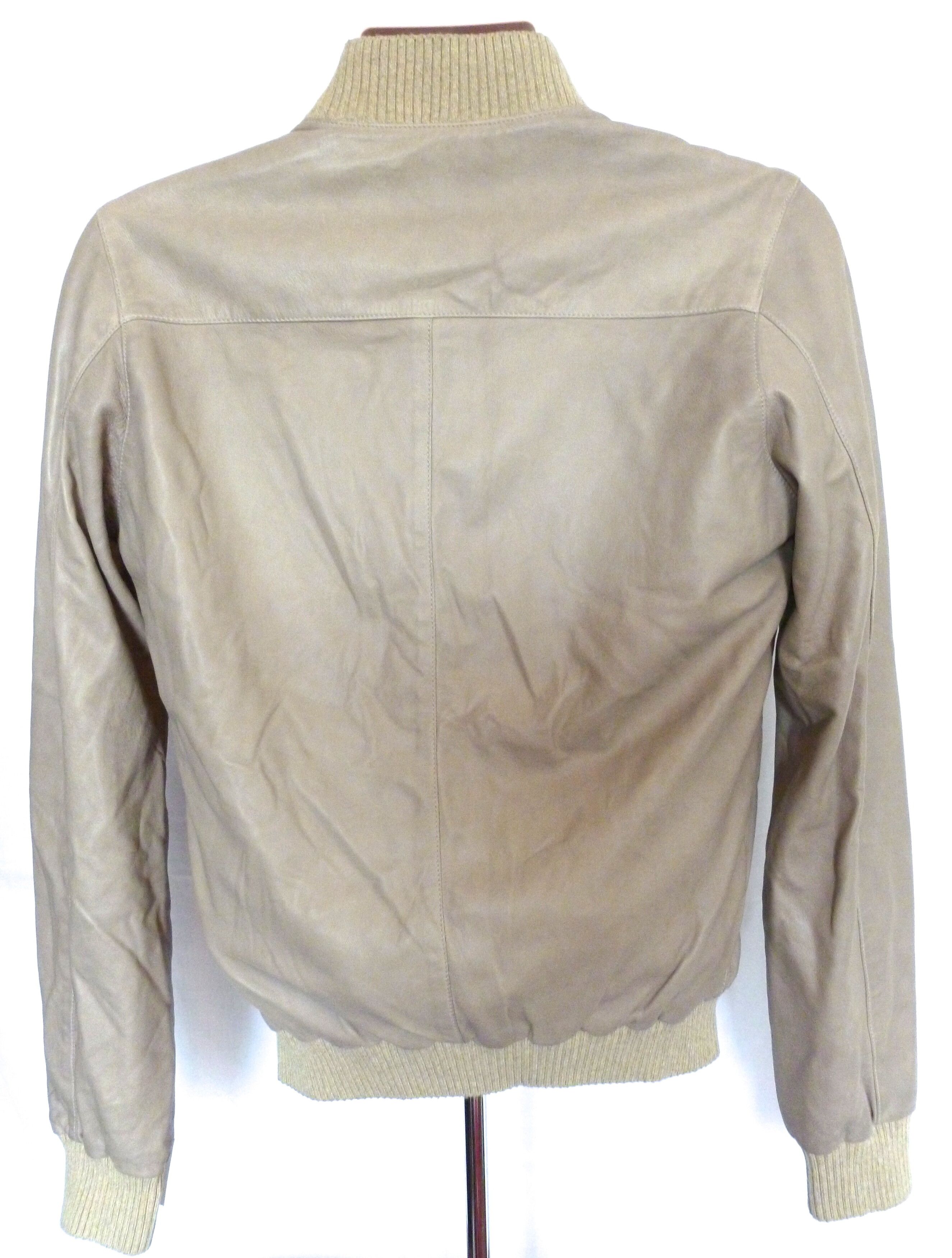 $1.3k Silent Damir Doma Tan Leather Bomber Jacket NWT - 2