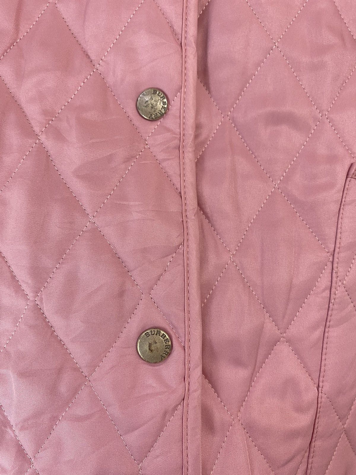 Burberry Quilted Jacket Design Pink Color Nova Check - 7