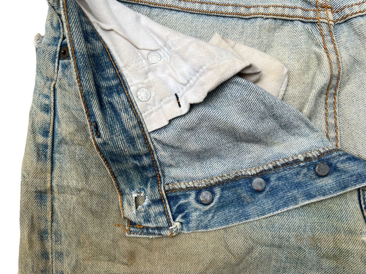 Vintage 70s Levi’s 501 Selvedge Distressed Denim Jeans 32x31 - 11