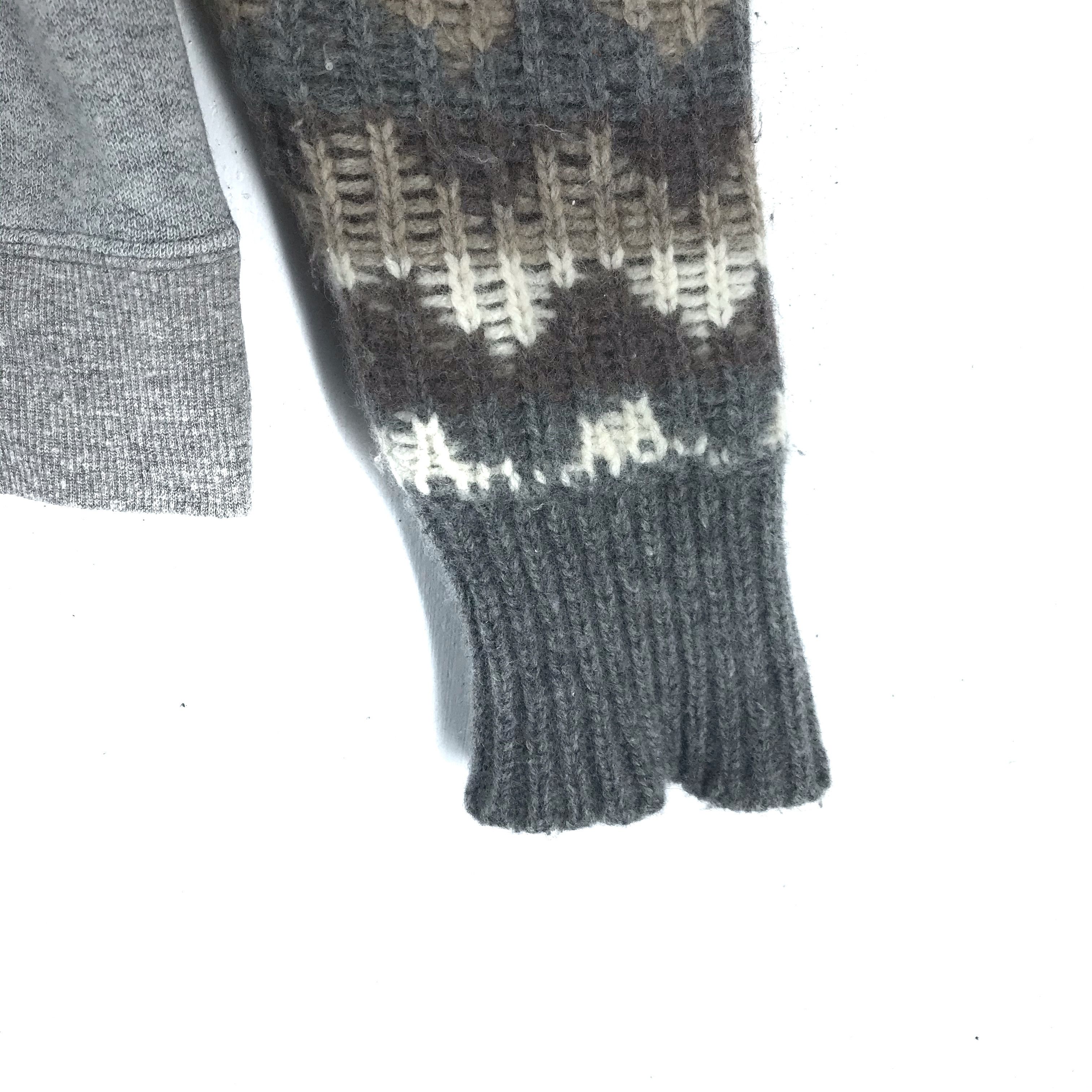 Y's Sleeve Hybrid Knit Sweater #2326-91 - 7