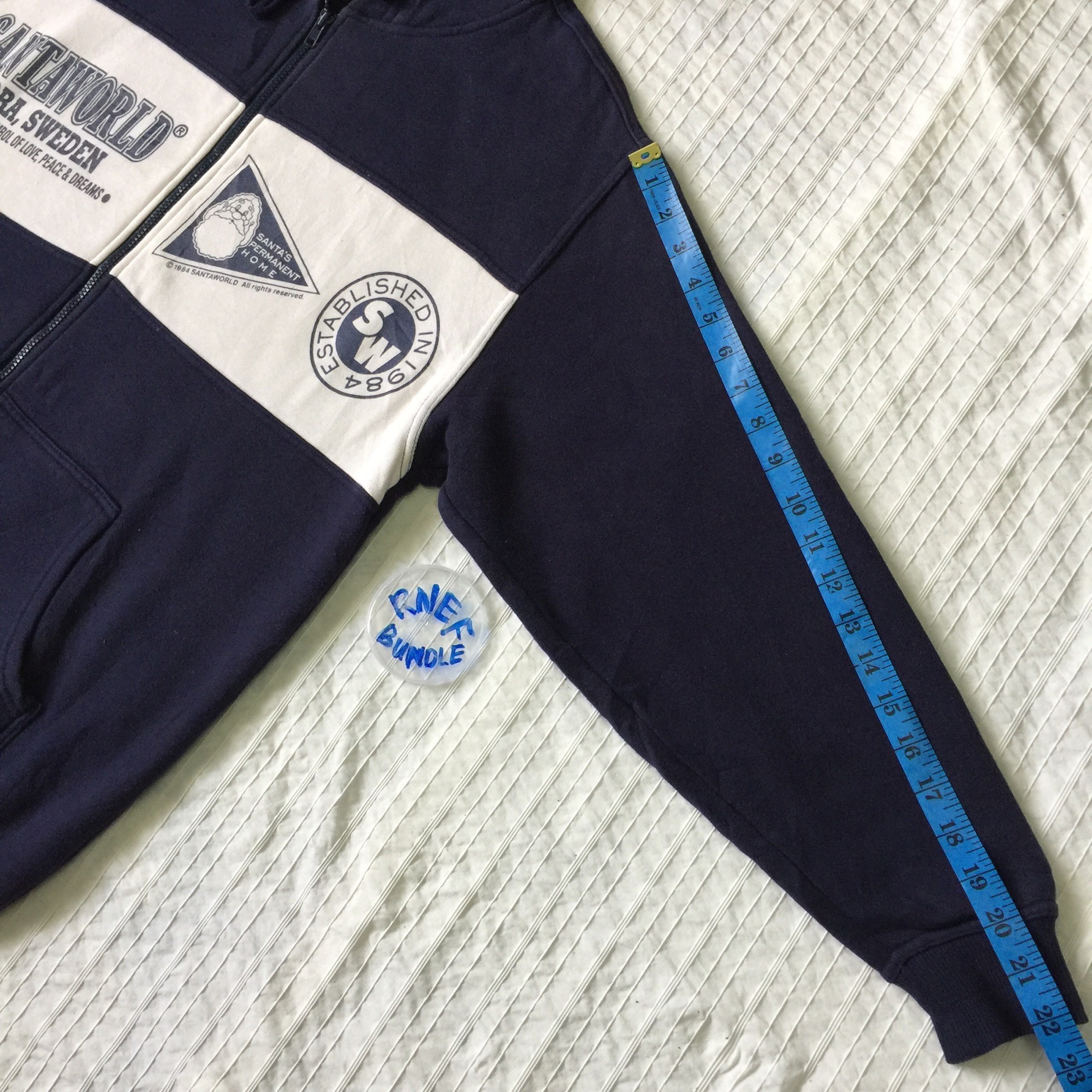 Japanese Brand - Santaworld hoodie zip up sweatshirt made in japan - 15