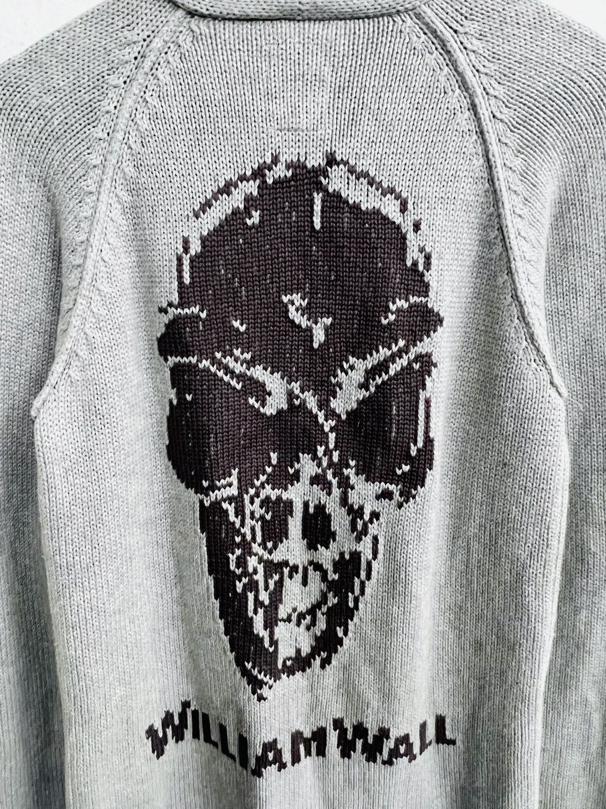 Designer - William Wall Cotton Knit Skulls - 10