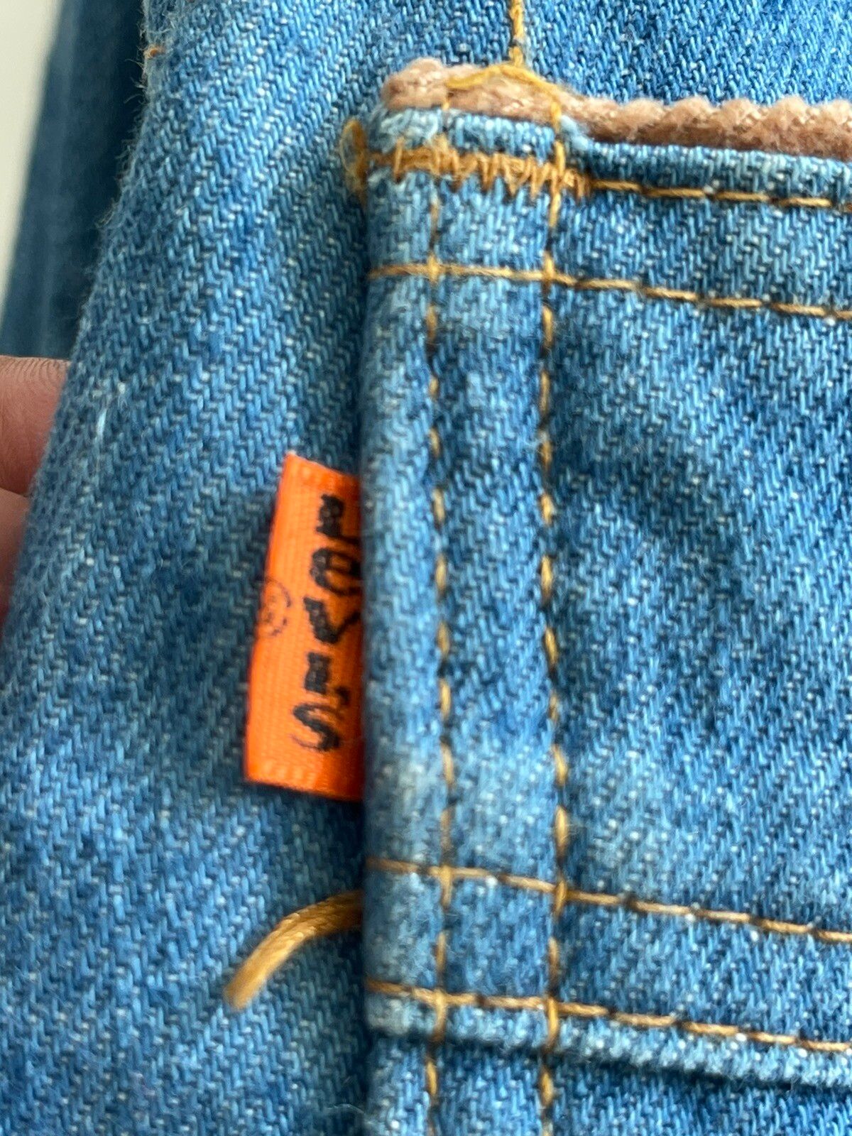 Vintage Levis orange tab 70s Flare Jeans - 6