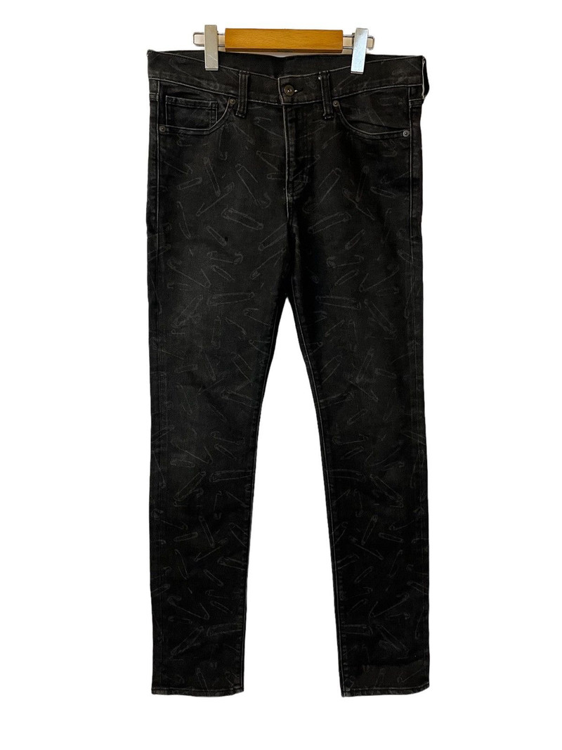 JAPANESE BRAND FULL PRINT PINNED PUNK TROUSERS - 1