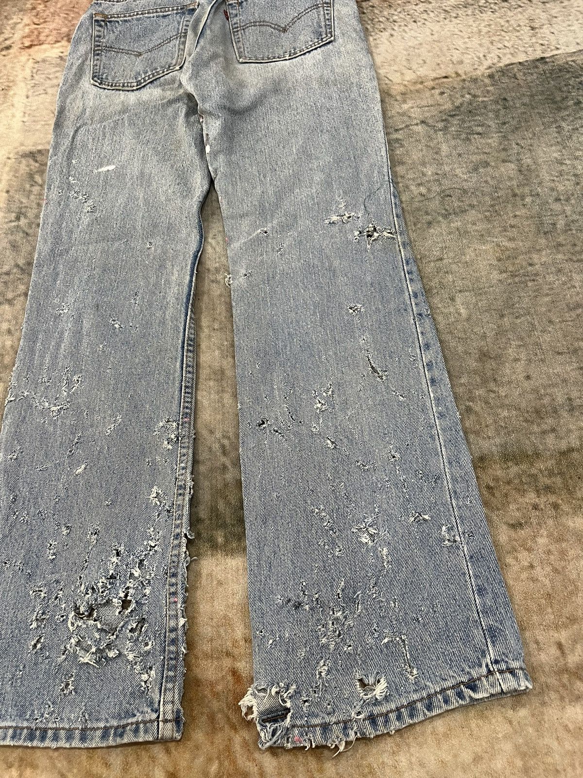 💥Vintage Flare Destroy Levis - 10