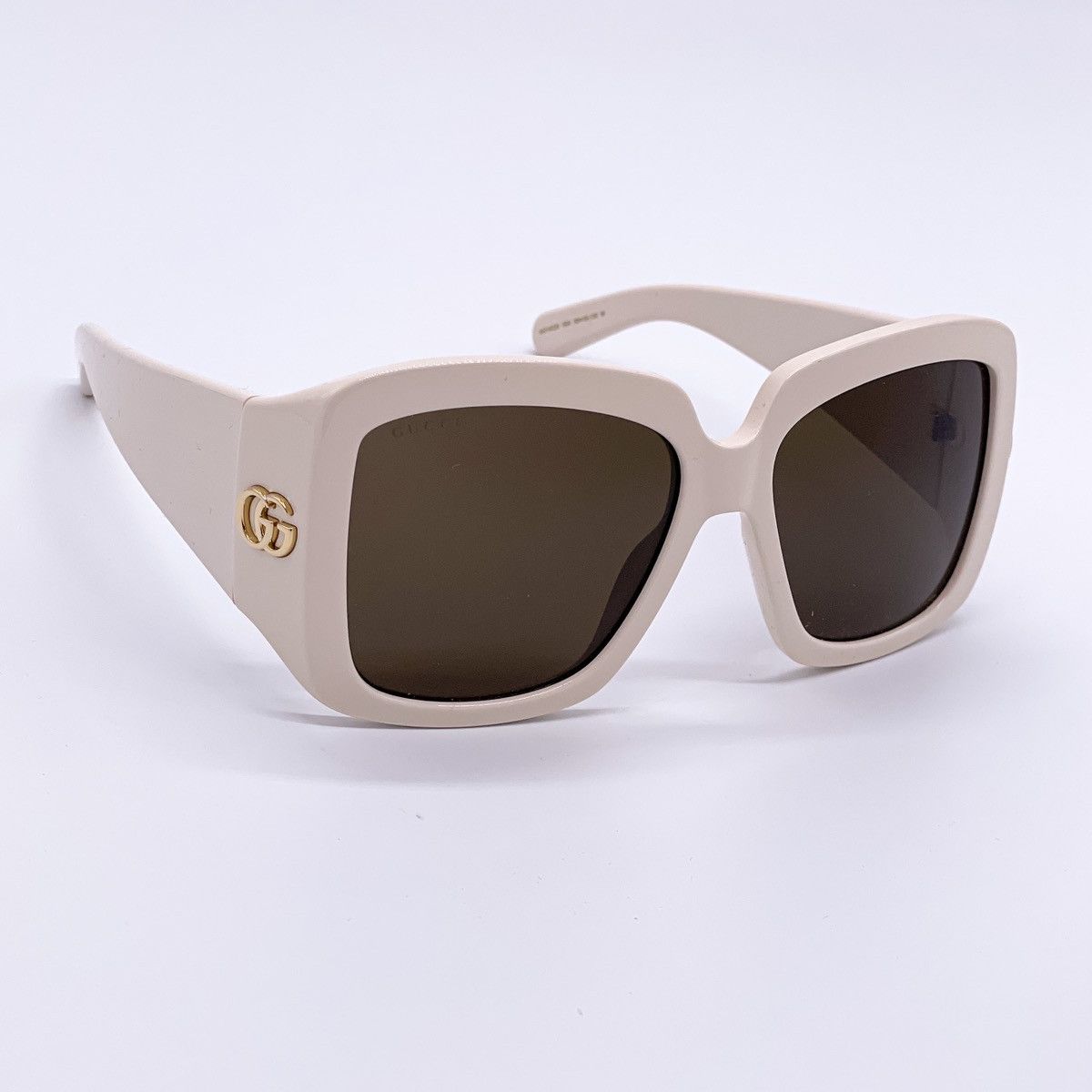 NEW GUCCI GG1402S 004 WOMEN WHITE SQUARE SUNGLASSES - 4