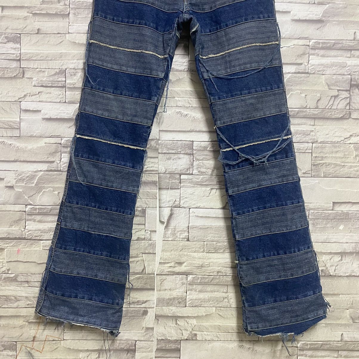 Archival Clothing - Vintage Hysteric Glamour Denim Hagi Jeans Distressed Flare - 7