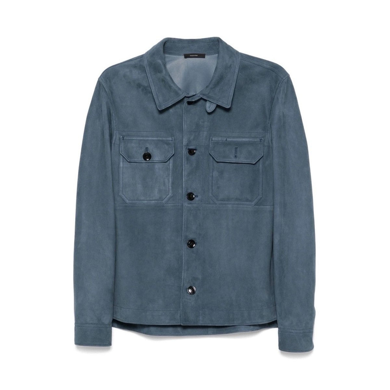 Tom Ford Suede Overshirt in Large - 1
