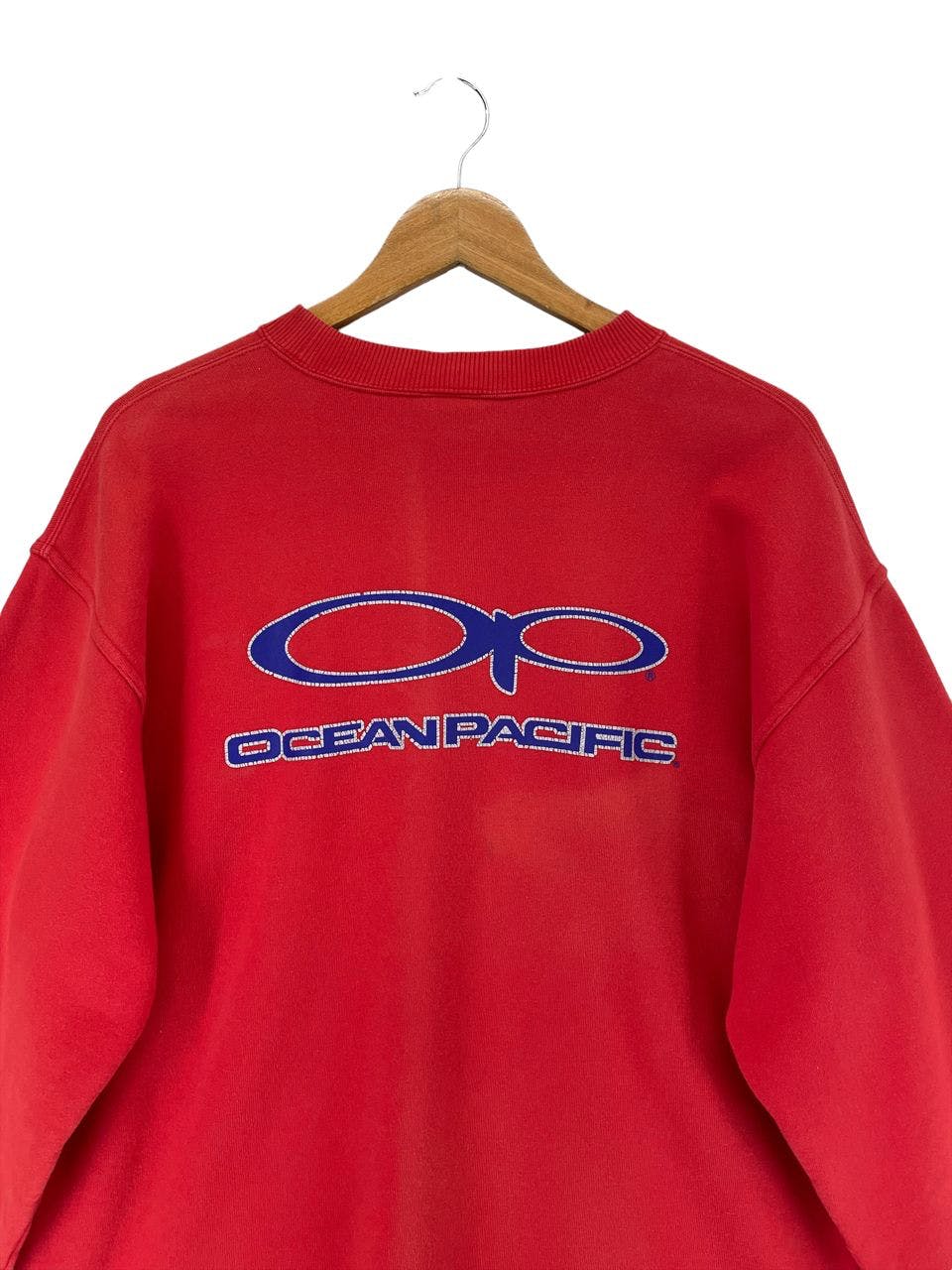 Vintage Ocean Pacific Spell Out Logo Crewneck Sweatshirt - 4