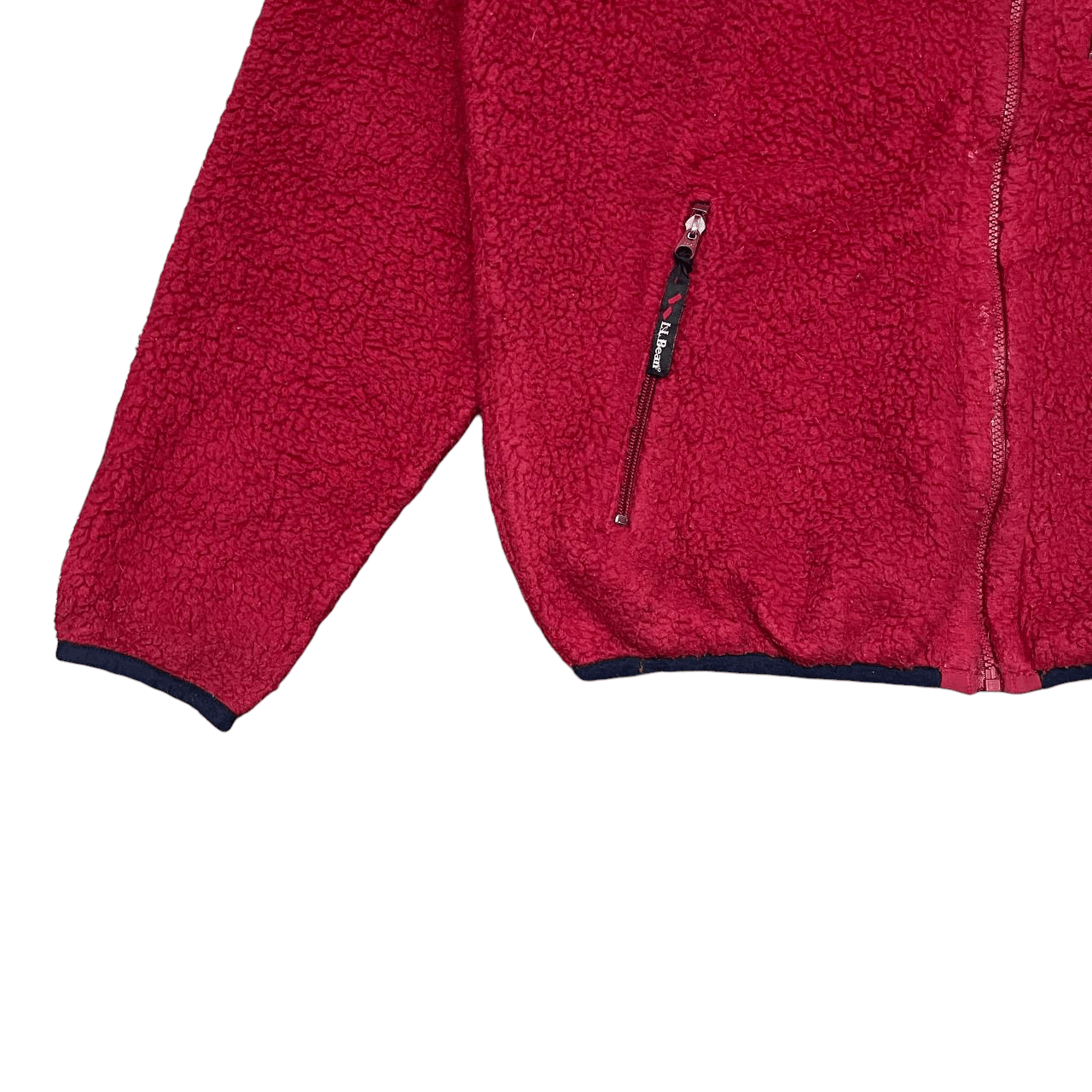 Vintage L.L.Bean Deep Pile Fleece Jacket - 3