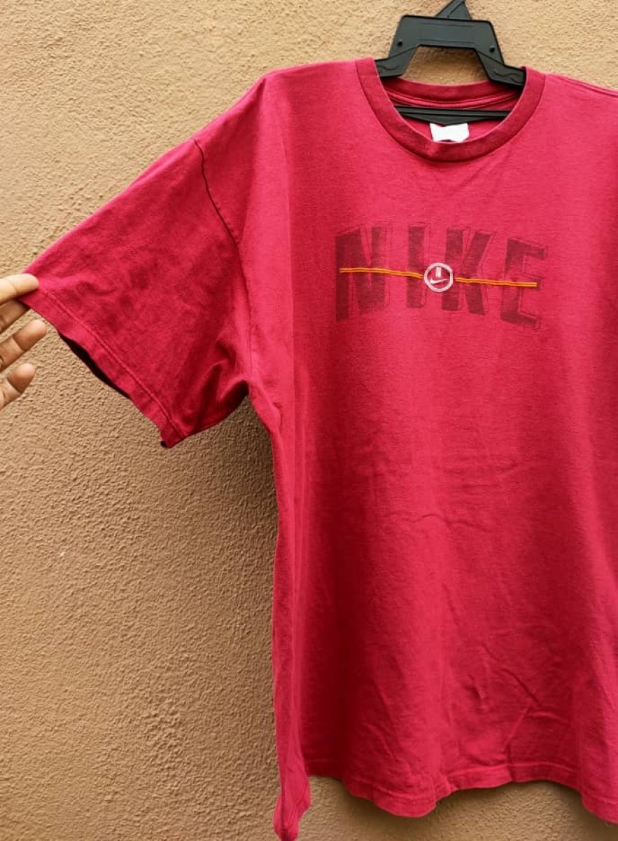 Vintage Small logo Embroidered Logo Oversize Tee - 1