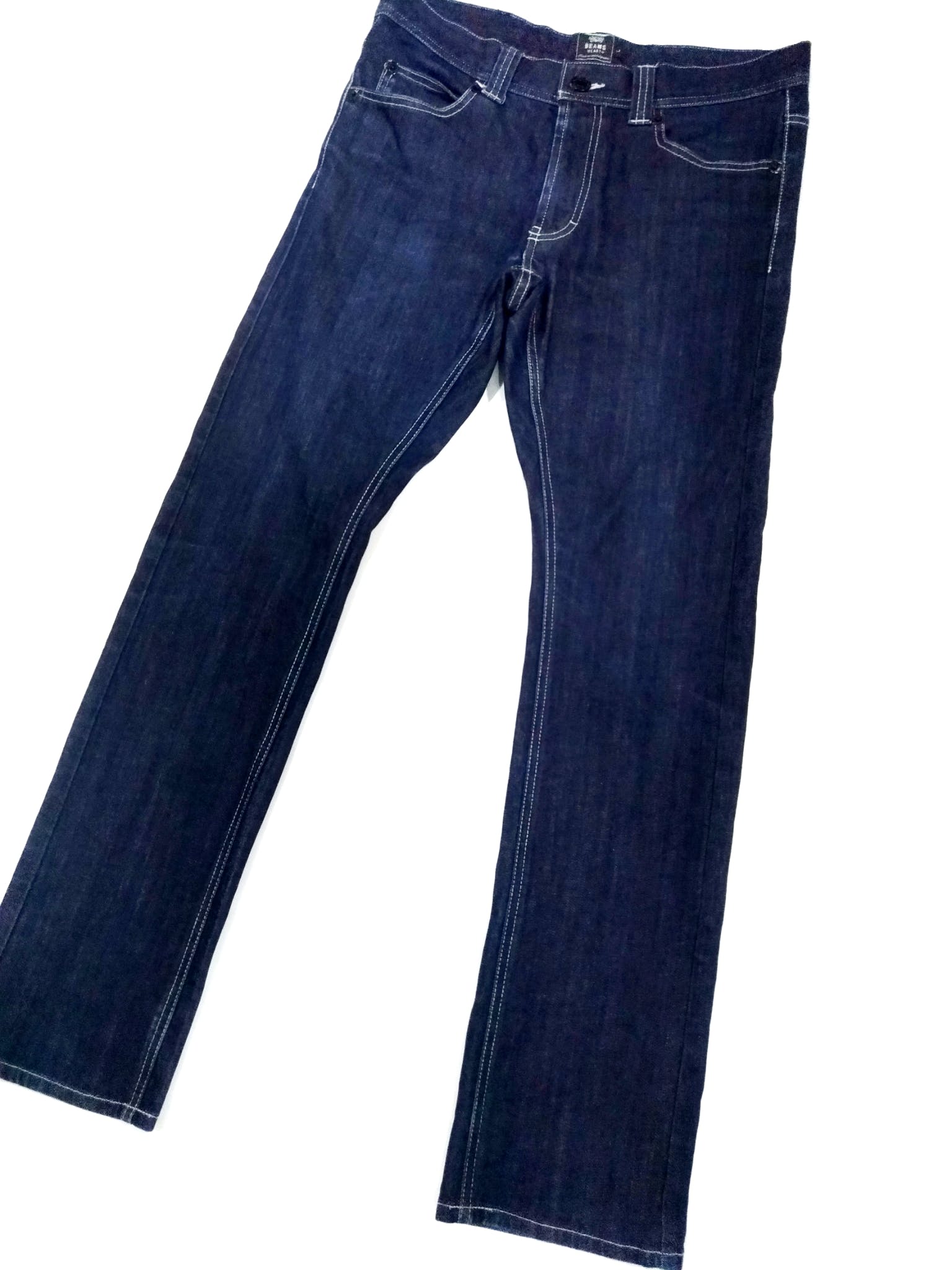 RARE! BEAMS HEART SKINNY DENIM - 3