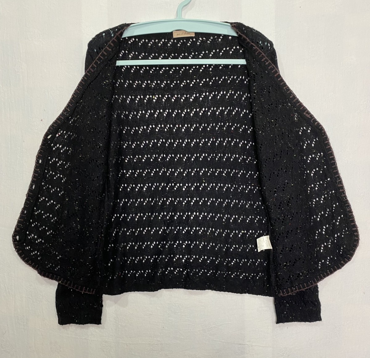 Cardigan - Un Et Demi Crocheted / Knitted Wool Blend - 7