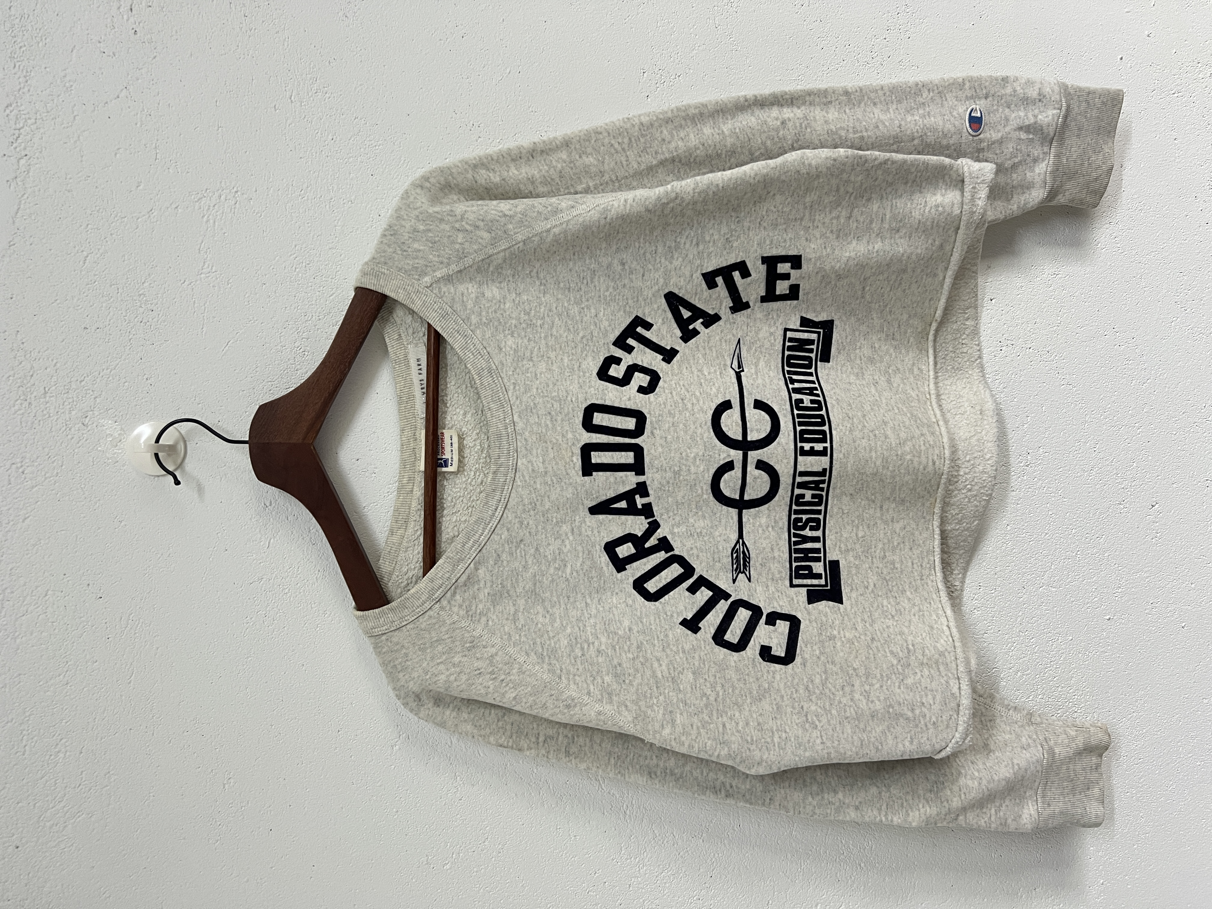 Vintage - Vintage Champion Colorado State cropped sweatshirt - 1