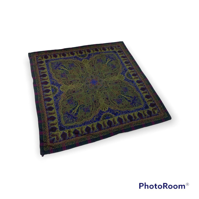 ETRO MILANO LARGE PAISLEY MOTIVE SCARF - 1