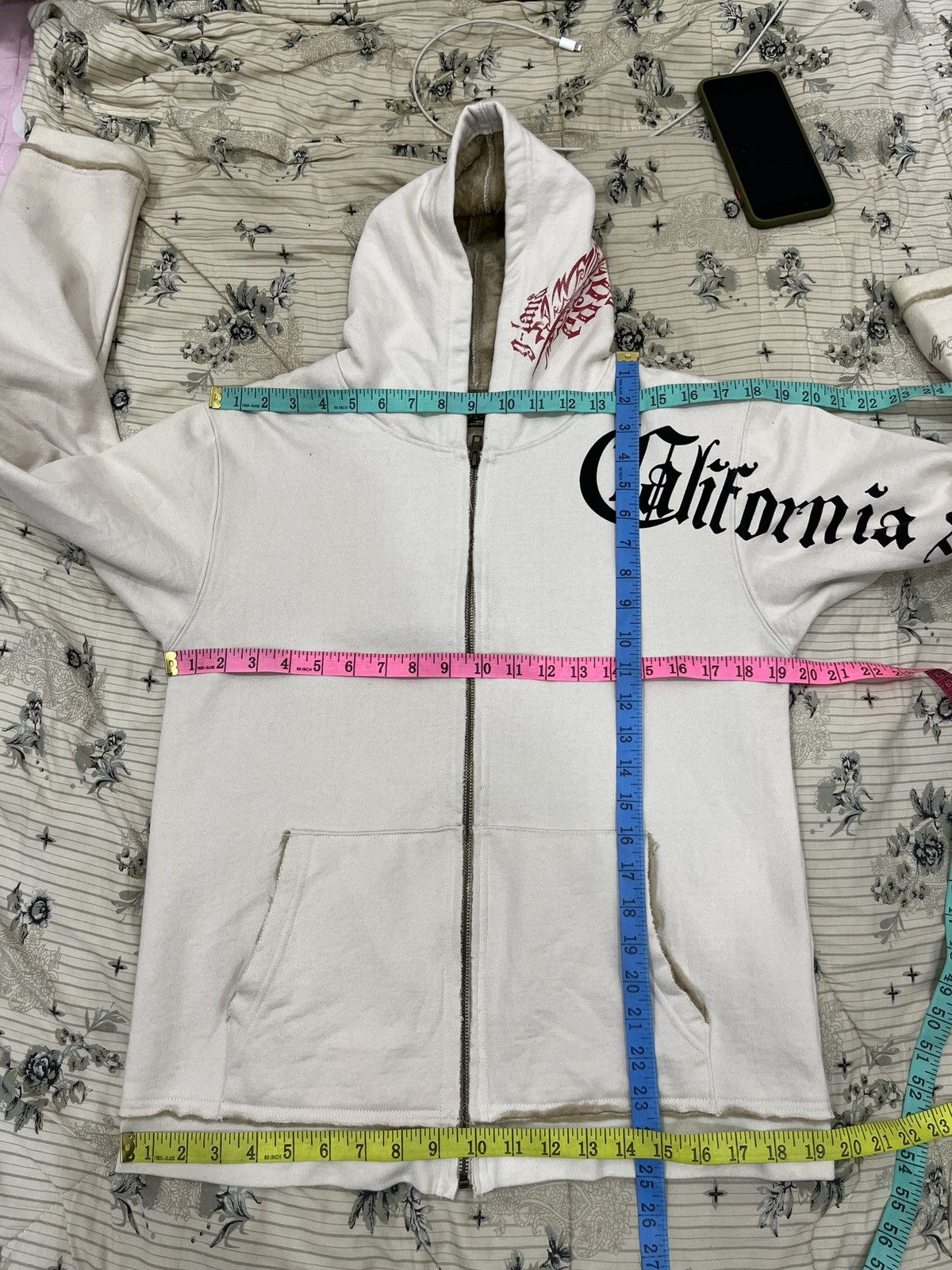 (Aaa). VINTAGE EDGE CALIFORNIA SURF HOODIE SWEATER - 14