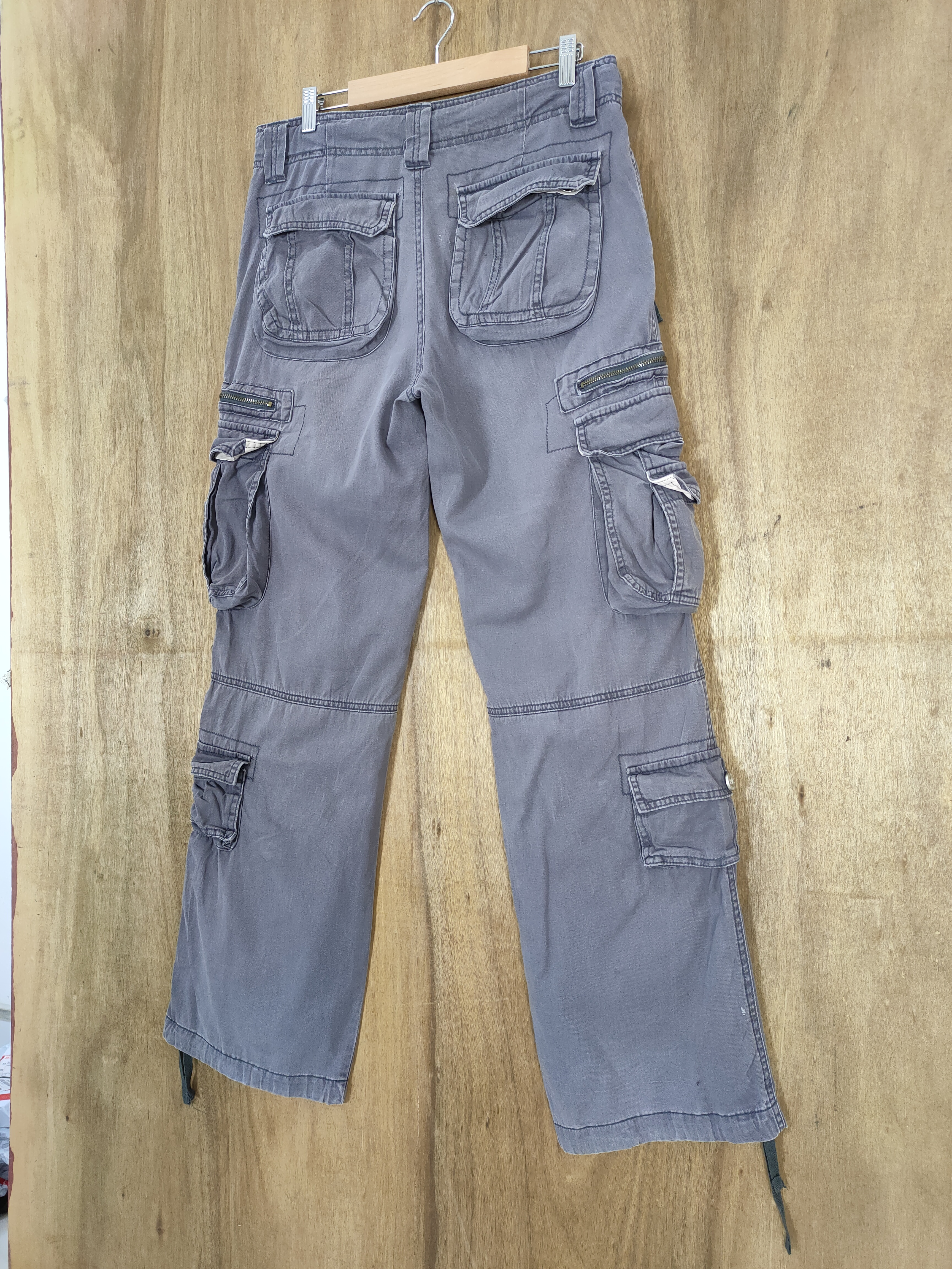 Designer - BLUE FORCE FADED MULTIPOCKET CARGO PANTS - 12