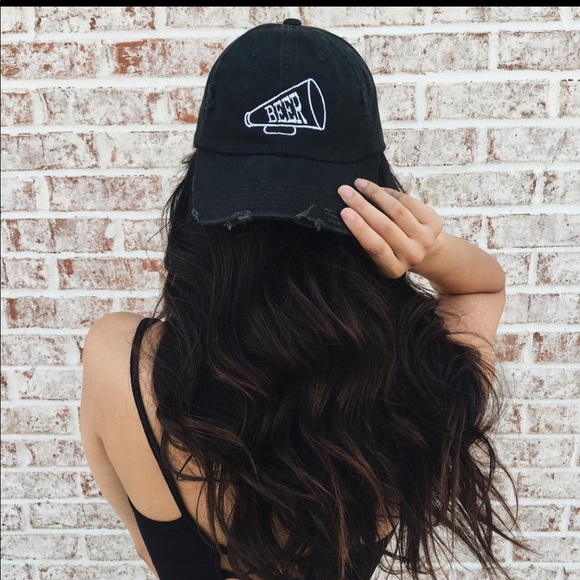 JAWBREAKING - Beer Megaphone Distressed Embroidered Hat - 1