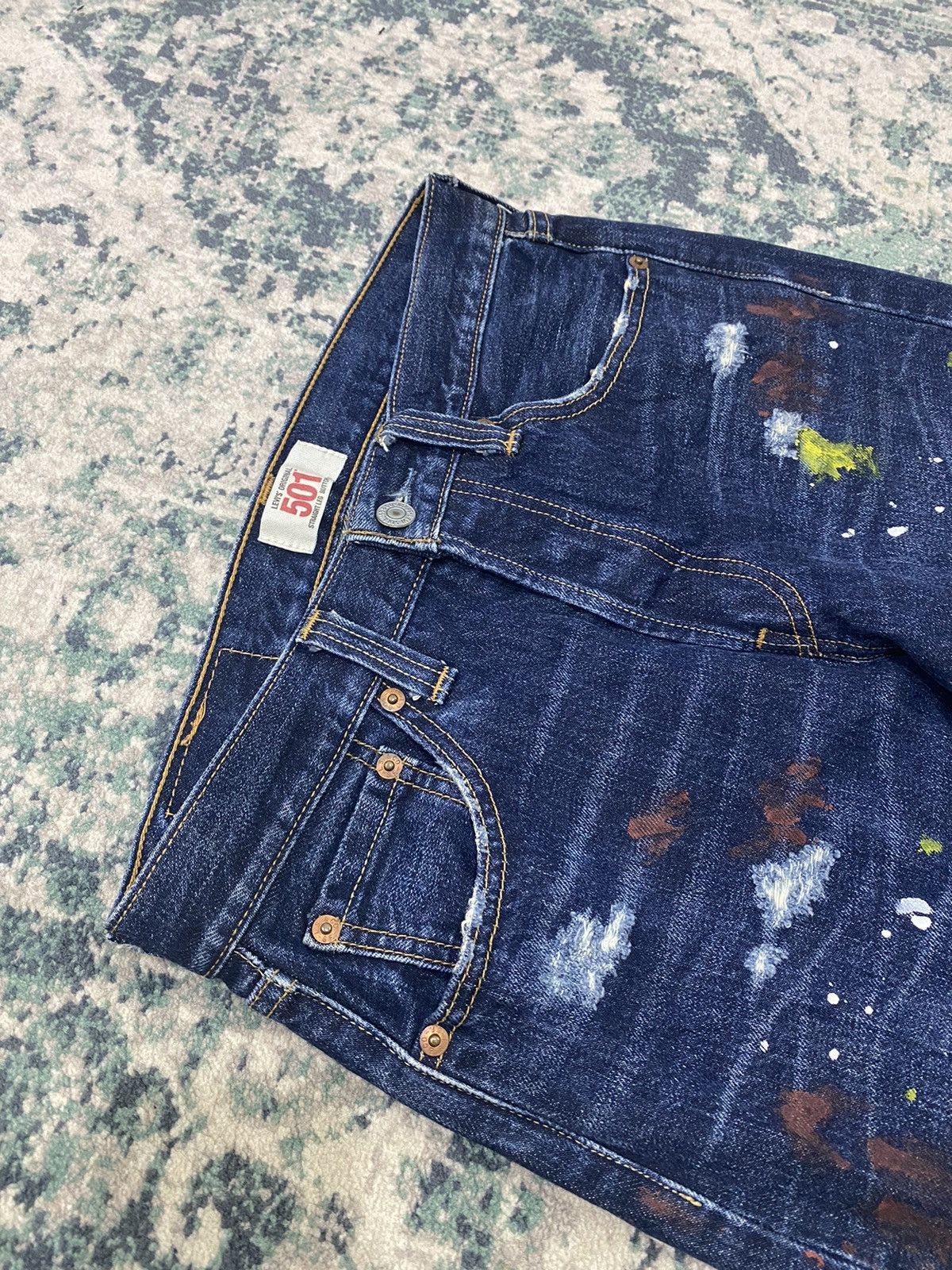 Levi’s Original Paint Splatter Limited Edition Jeans - 3