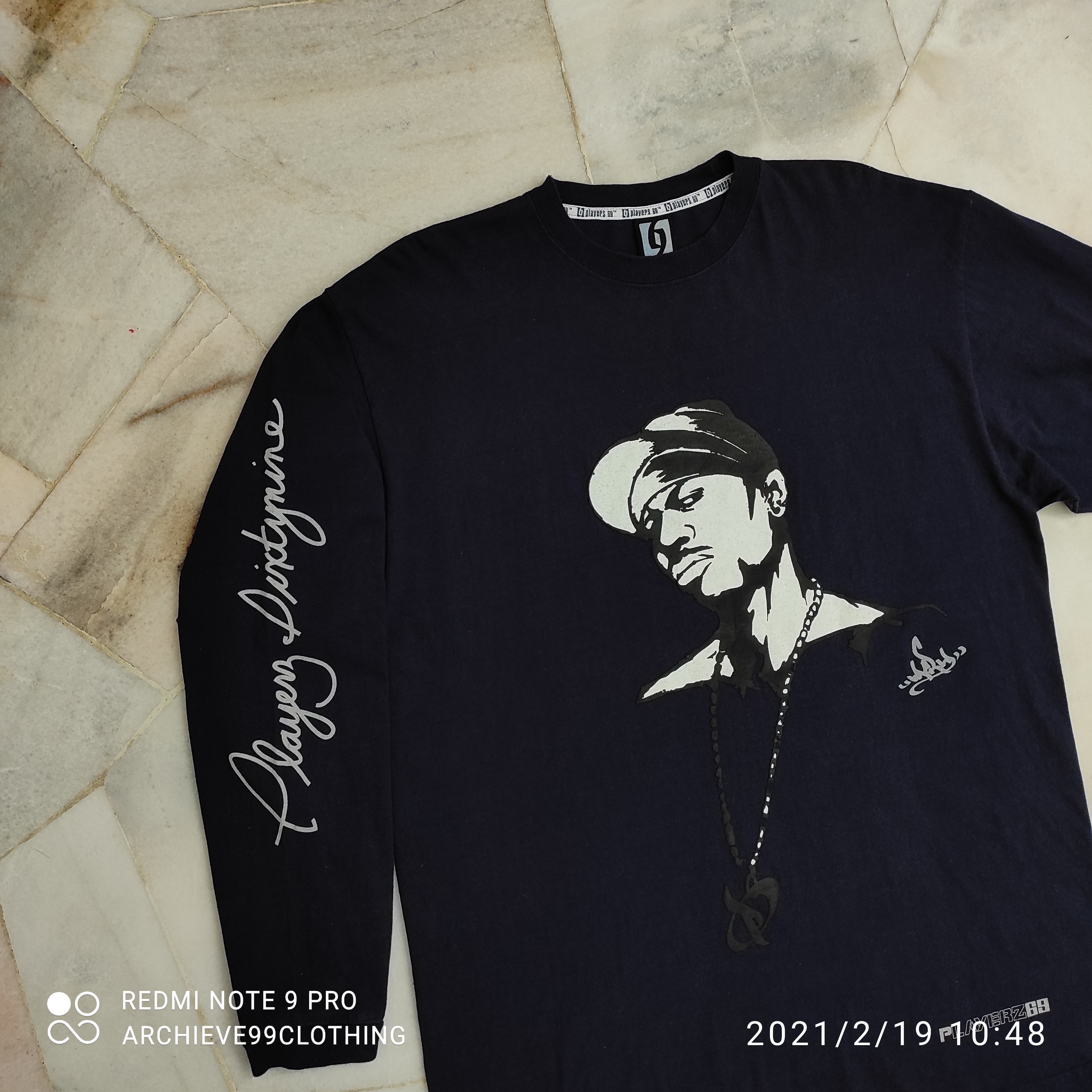 American Vintage - Vintage 90's iconic Playerz 69 Dirty mind AOP Rap tee - 7