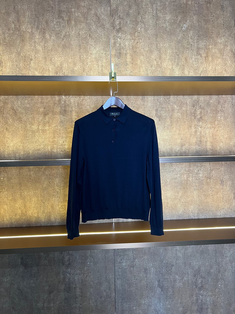 Loro Piana Long Sleeve Polo Shirt - 1