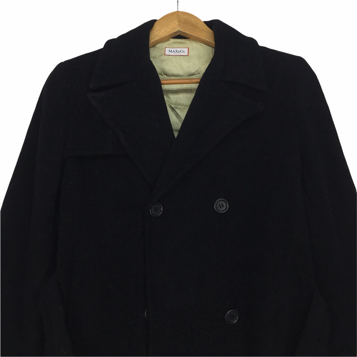 MAX MARA & Co. Double Breasted Parka Long Coat Jacket - 2