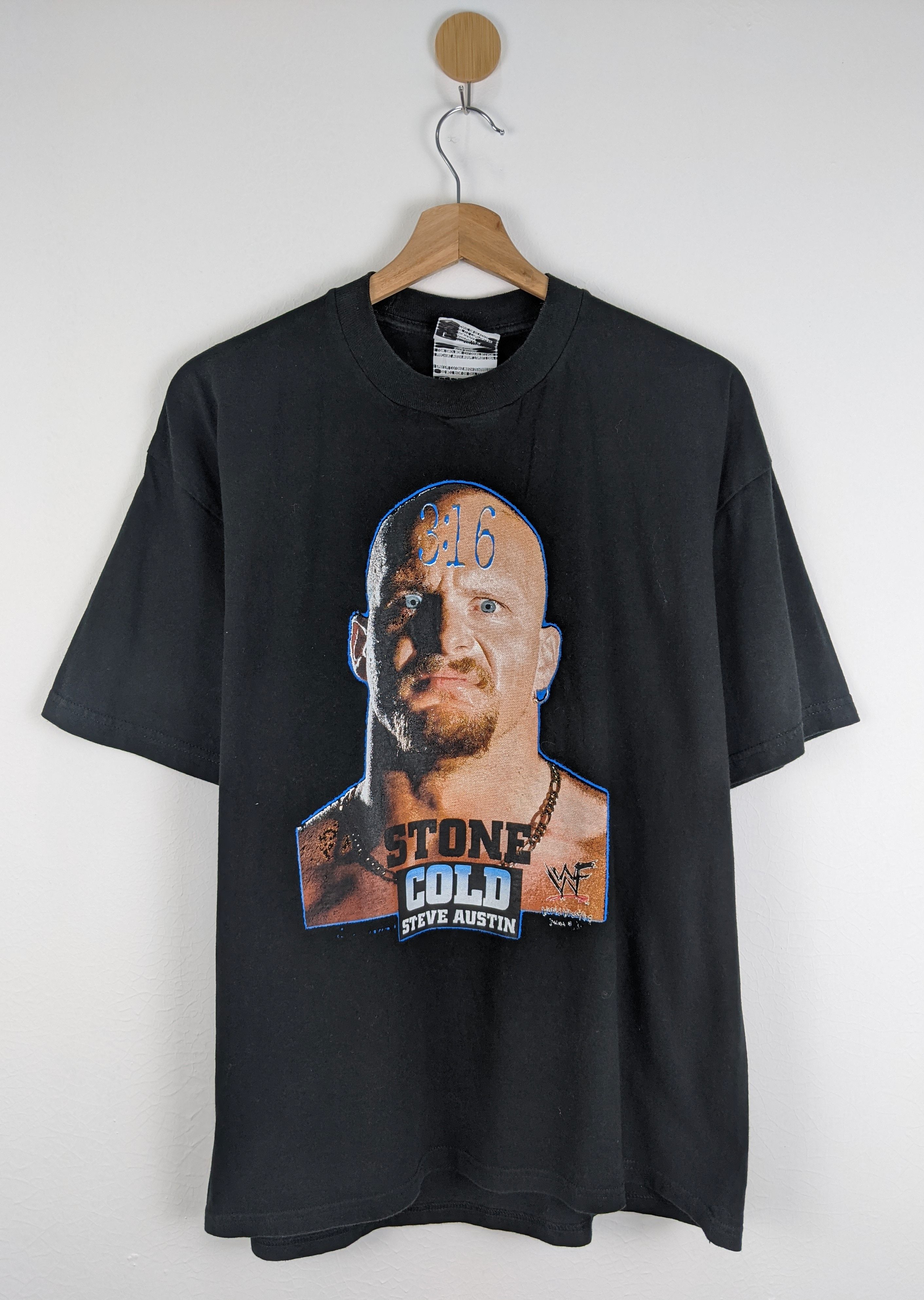 Wwf - Vintage 90s 1997 3:16 Stone Cold Steve Austin shirt - 1