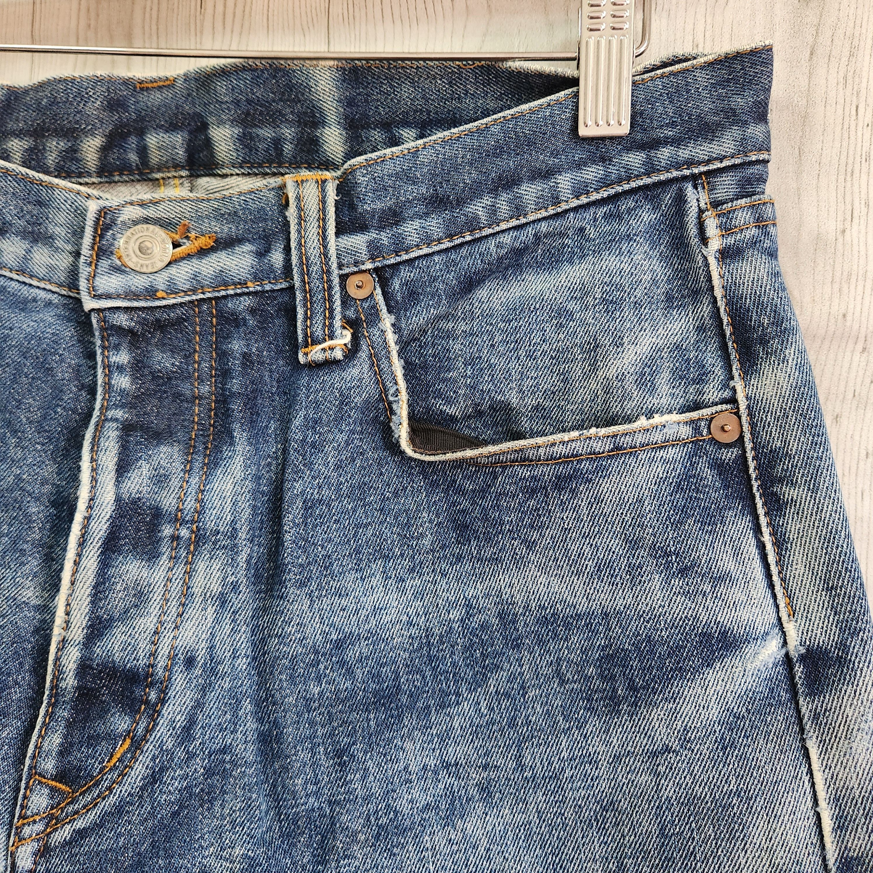 Japan Blue - Kojima Genes Japan Vintage Denim Blue Jeans Ripped - 18