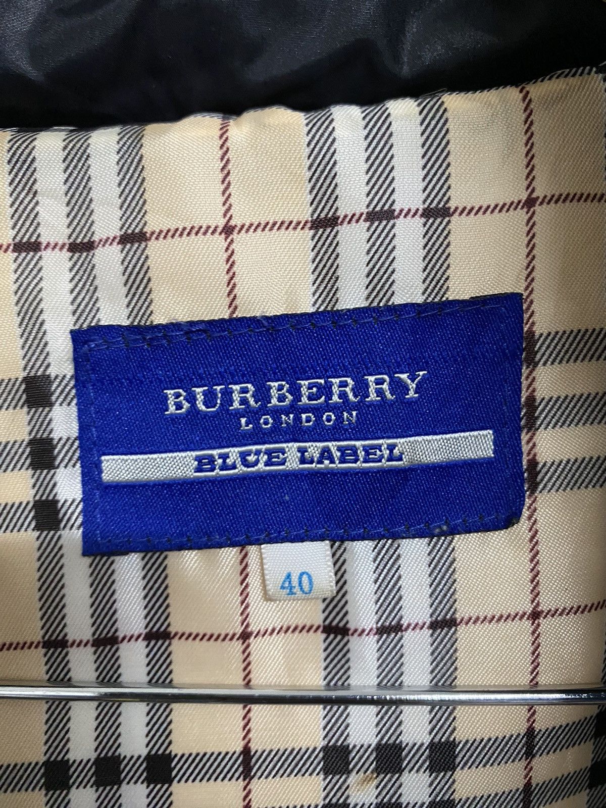 Burberry Blue Label Nova Check Puffer Down Jacket - 13