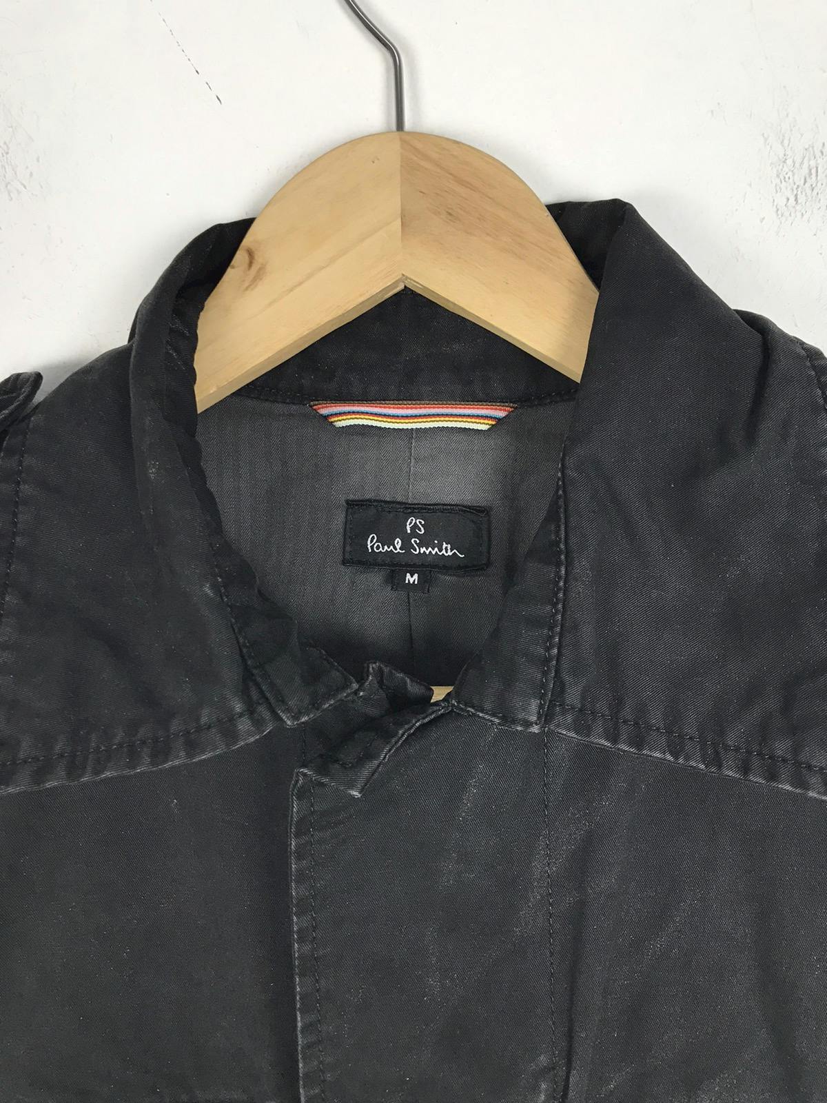 Vintage Paul Smith Overcoat Dark Jacket - 3