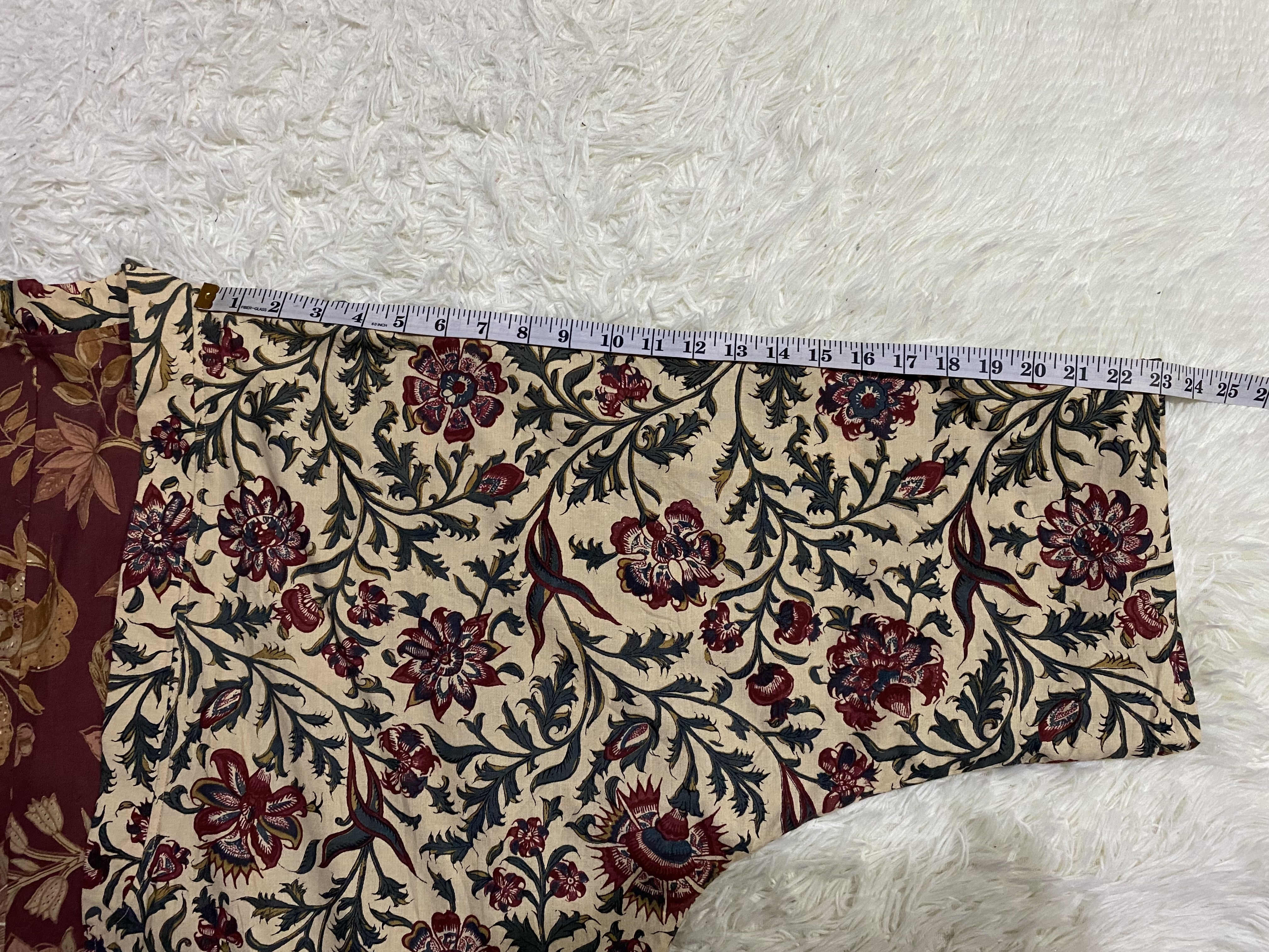 Cardigan - Cardigan Kimono Style Open Front Cotton Floral Batik Design - 11