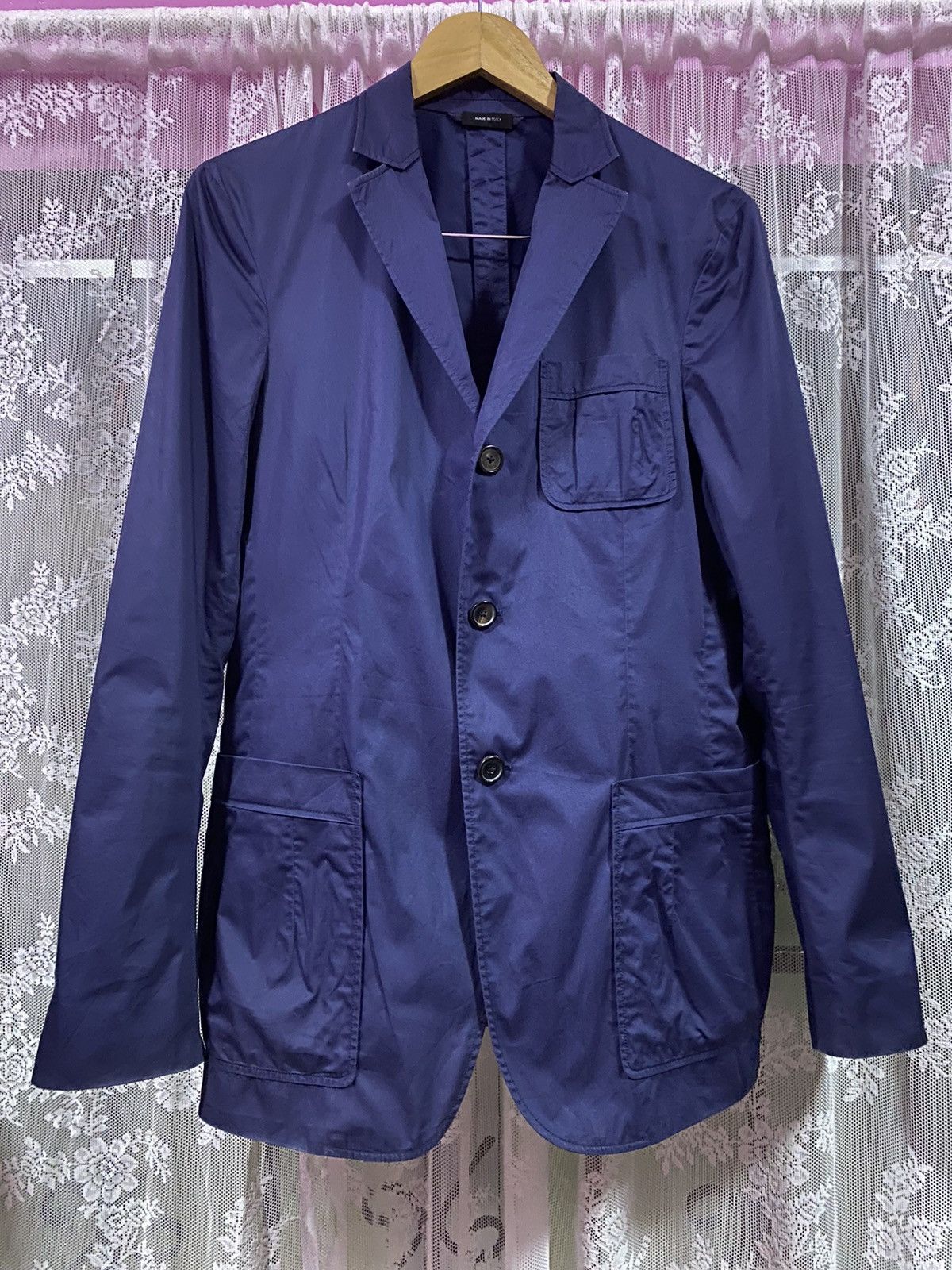Made In Italy Jil Sander Jacket Suit Navy Blue - 1