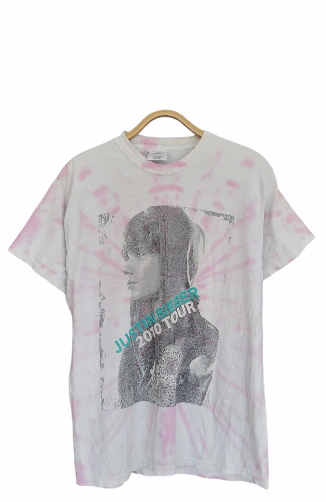 Band Tees - Justin Bieber Tour 2010 Vintage Tie Dye - 2