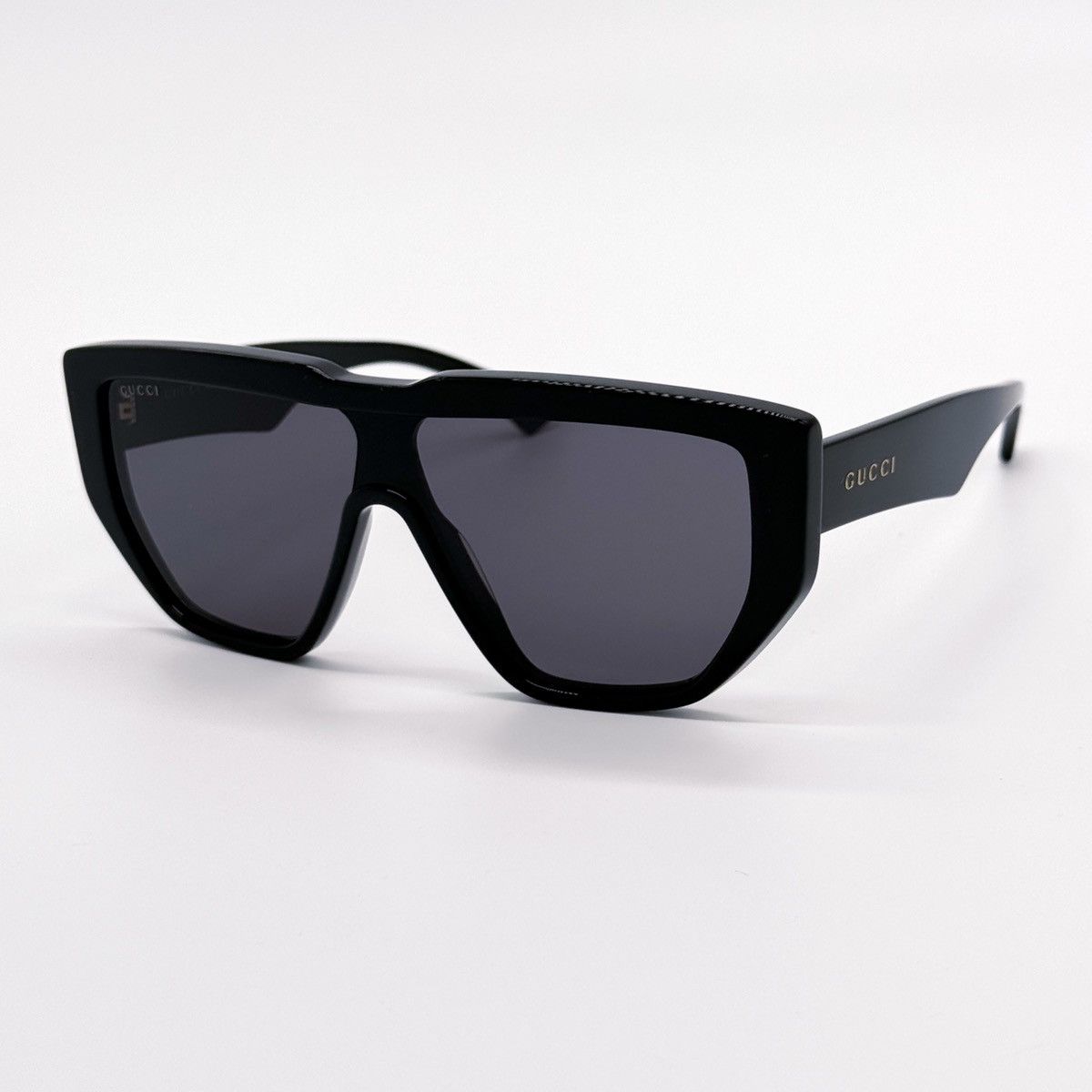 NEW GUCCI GG0997S 002 GEOMETRIC BLACK UNISEX SUNGLASSES - 4