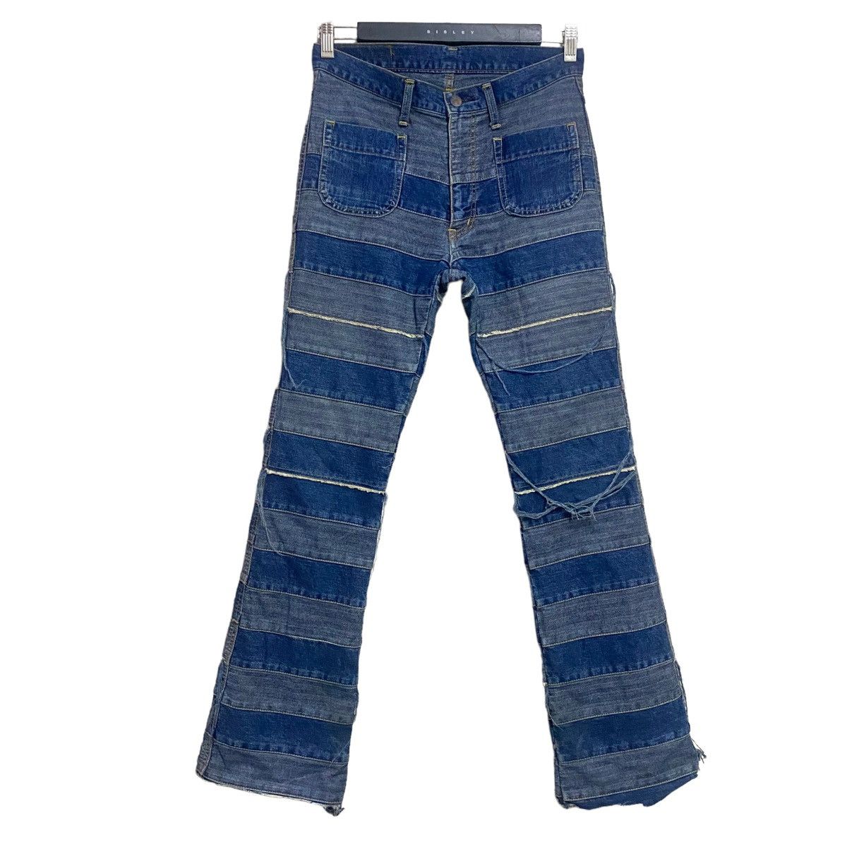 Archival Clothing - Vintage Hysteric Glamour Denim Hagi Jeans Distressed Flare - 2