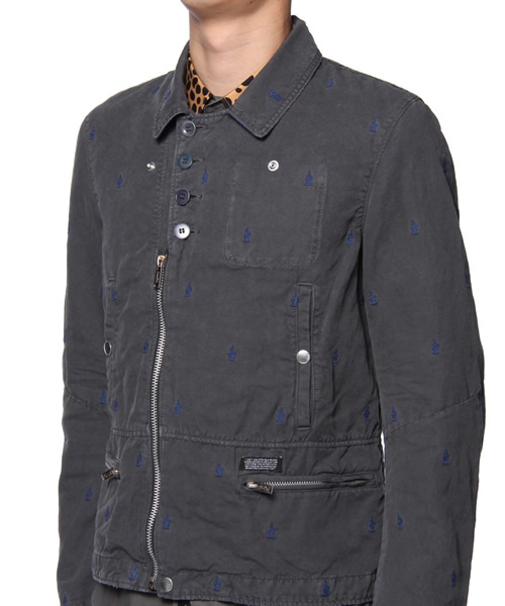 GRAIL! SS13 FUCK K4202-2 biker jacket - 2