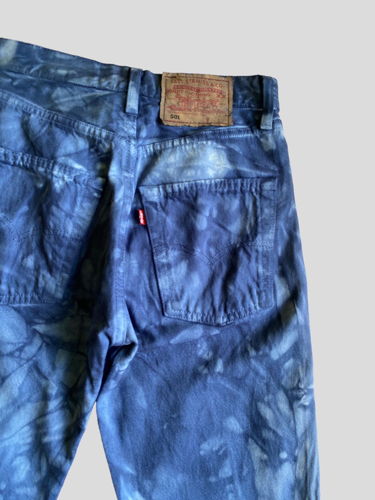 Vintage 90s Levi's 501 Tie Dye Denim - 11