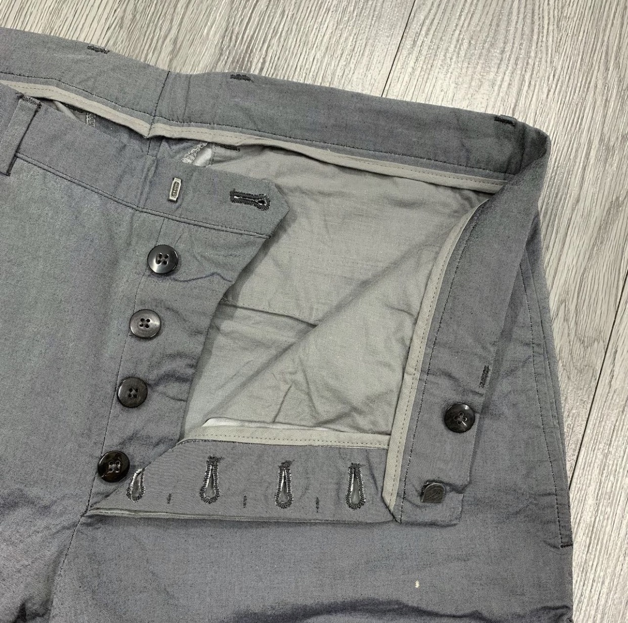 Jil Sander Grey Straight Trousers - 2